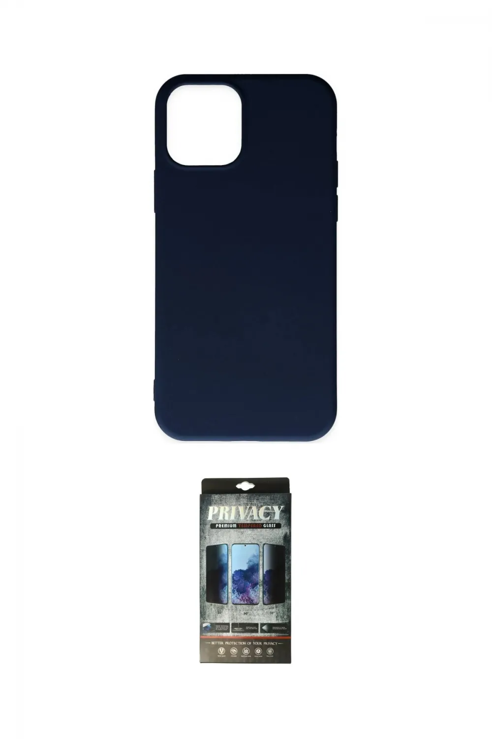 ieg™ iPhone 11 Pro Max Kılıf Ahenk Serisi - Siyah 34D Hayalet Izgaralı Cam