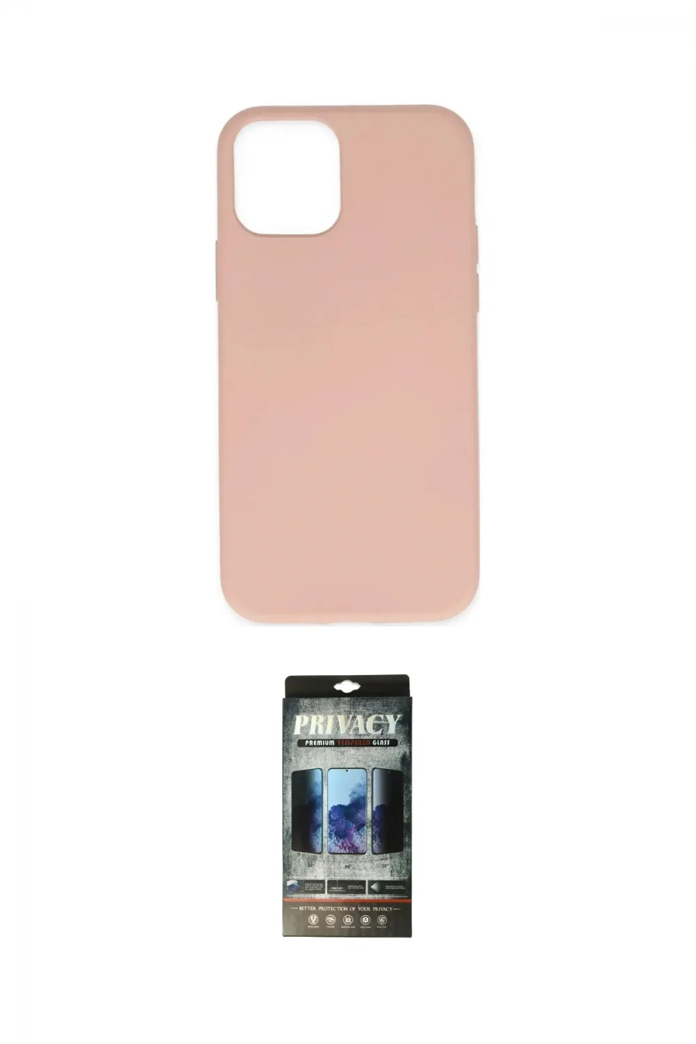 ieg™ iPhone 11 Pro Max Kılıf Ahenk Serisi - Siyah 34D Hayalet Izgaralı Cam