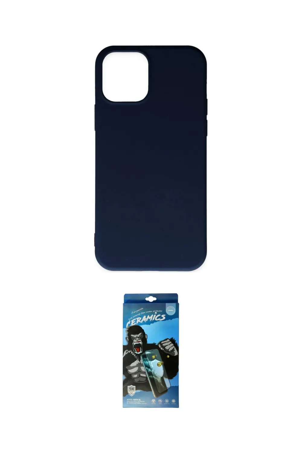 ieg™ iPhone 11 Pro Max Kılıf Ahenk Serisi - Siyah 34D Izgaralı Cam