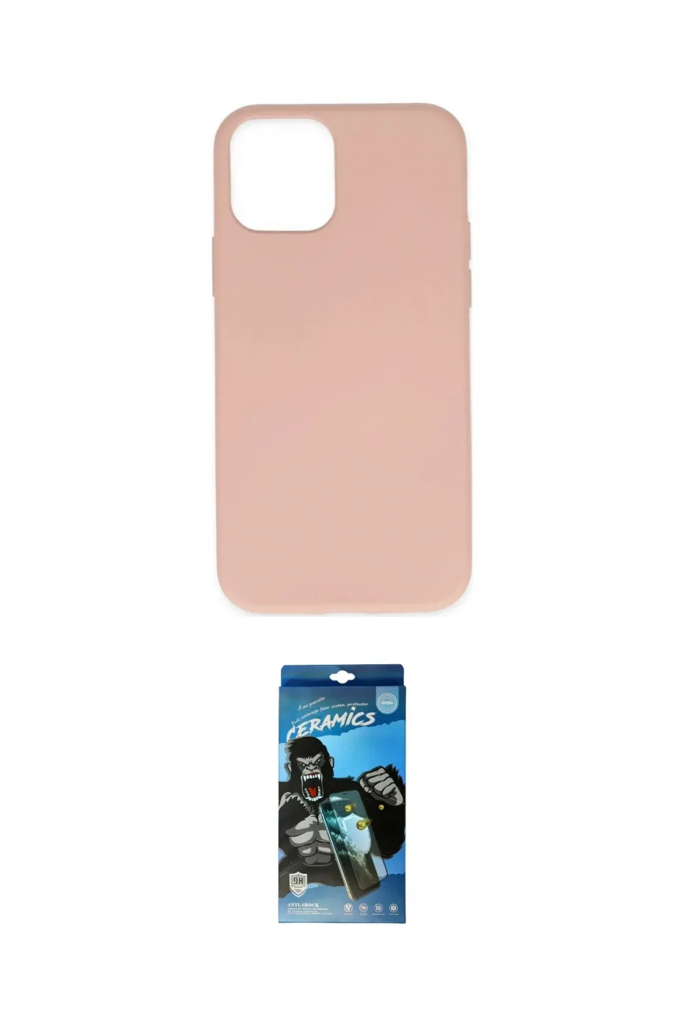 ieg™ iPhone 11 Pro Max Kılıf Ahenk Serisi - Siyah 34D Izgaralı Cam