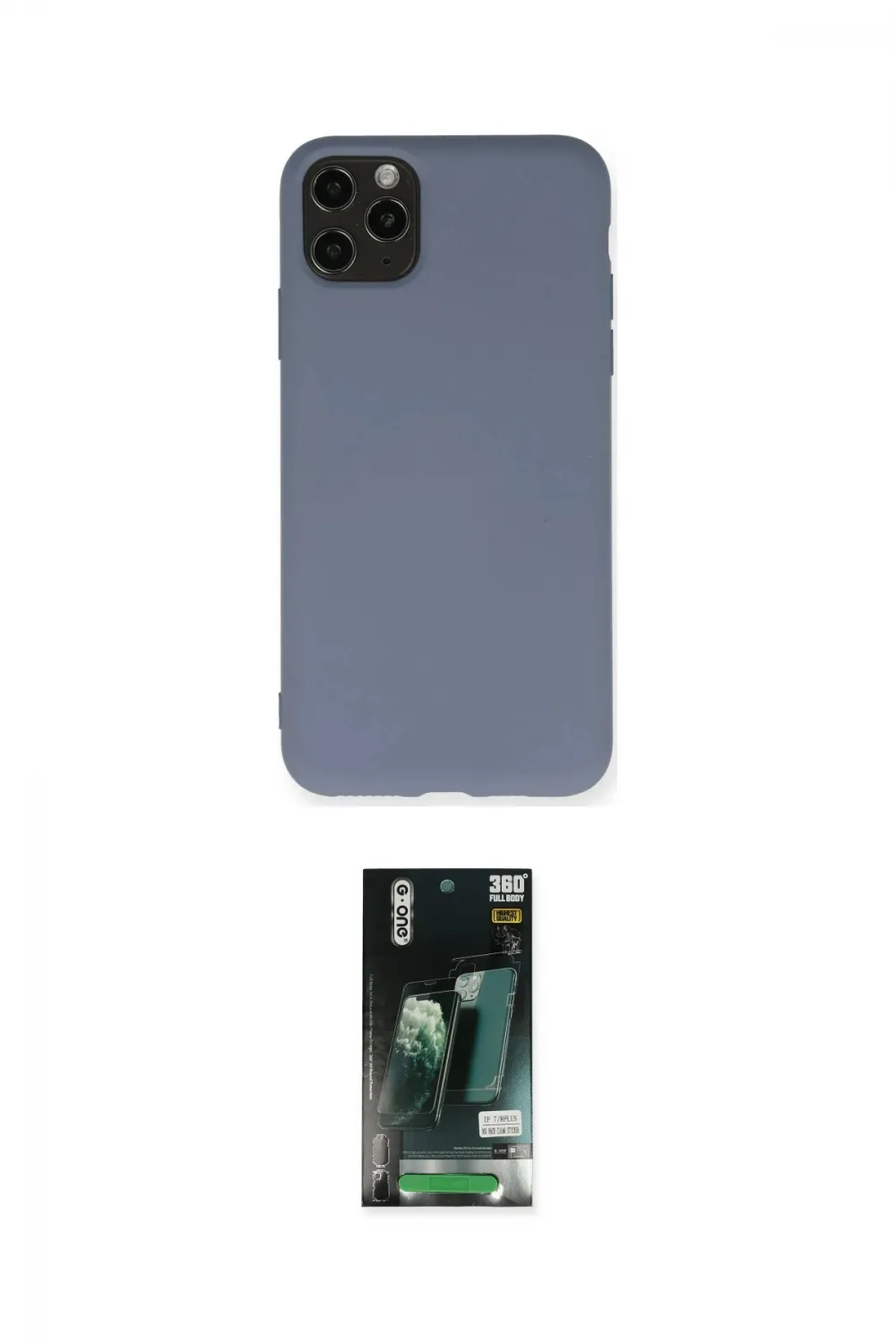 ieg™ iPhone 11 Pro Max Kılıf Ahenk Serisi - Siyah 360 Mat Full Body Arka Koruyucu
