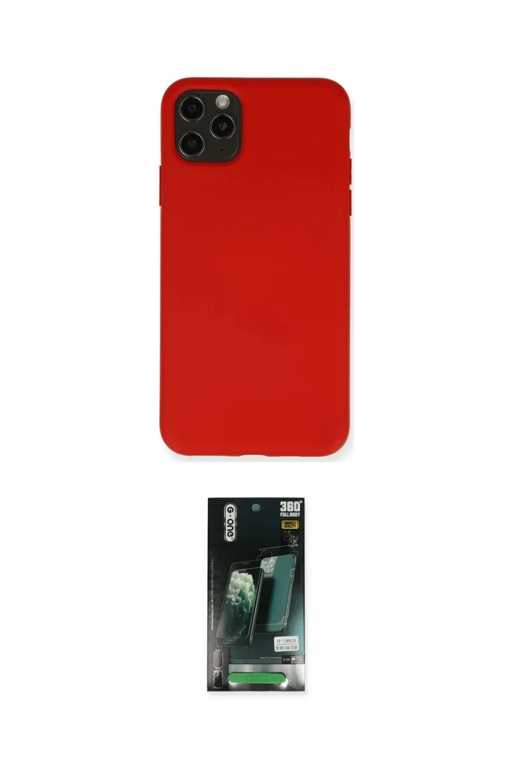ieg™ iPhone 11 Pro Max Kılıf Ahenk Serisi - Siyah 360 Mat Full Body Arka Koruyucu