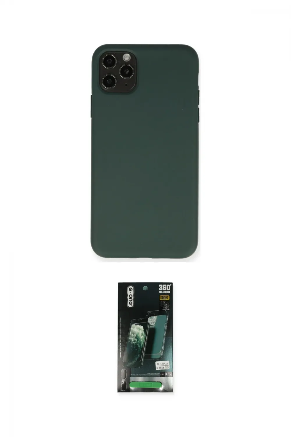 ieg™ iPhone 11 Pro Max Kılıf Ahenk Serisi - Siyah 360 Mat Full Body Arka Koruyucu