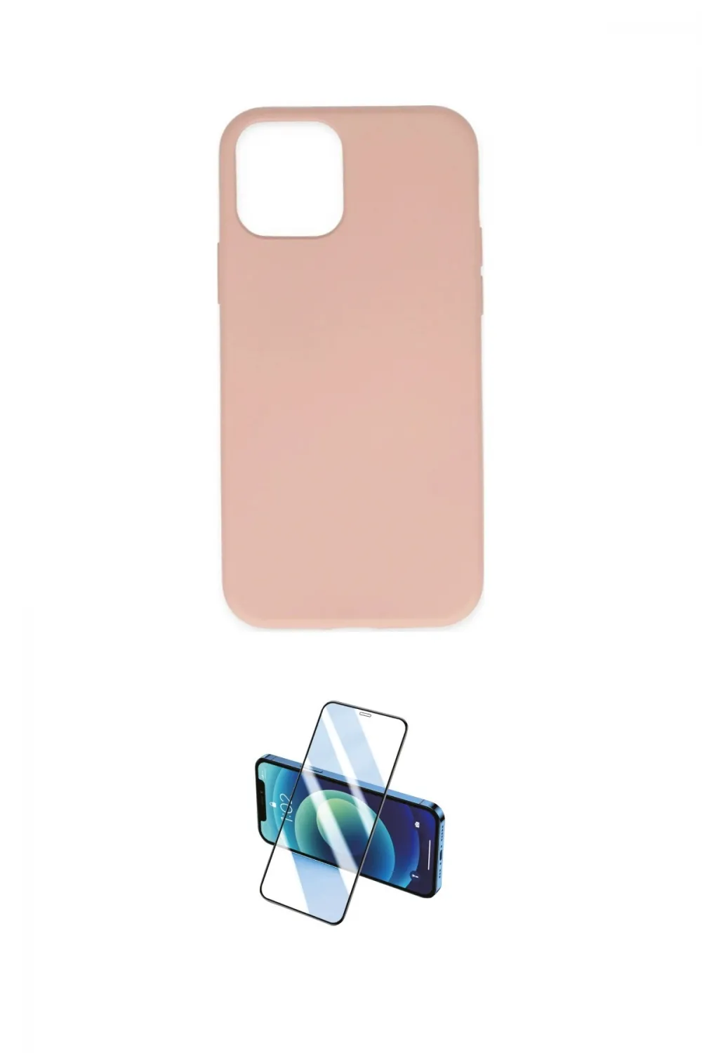 ieg™ iPhone 11 Pro Max Kılıf Ahenk Serisi - Siyah 3D Antistatik Seramik Nano Ekran Koruyucu