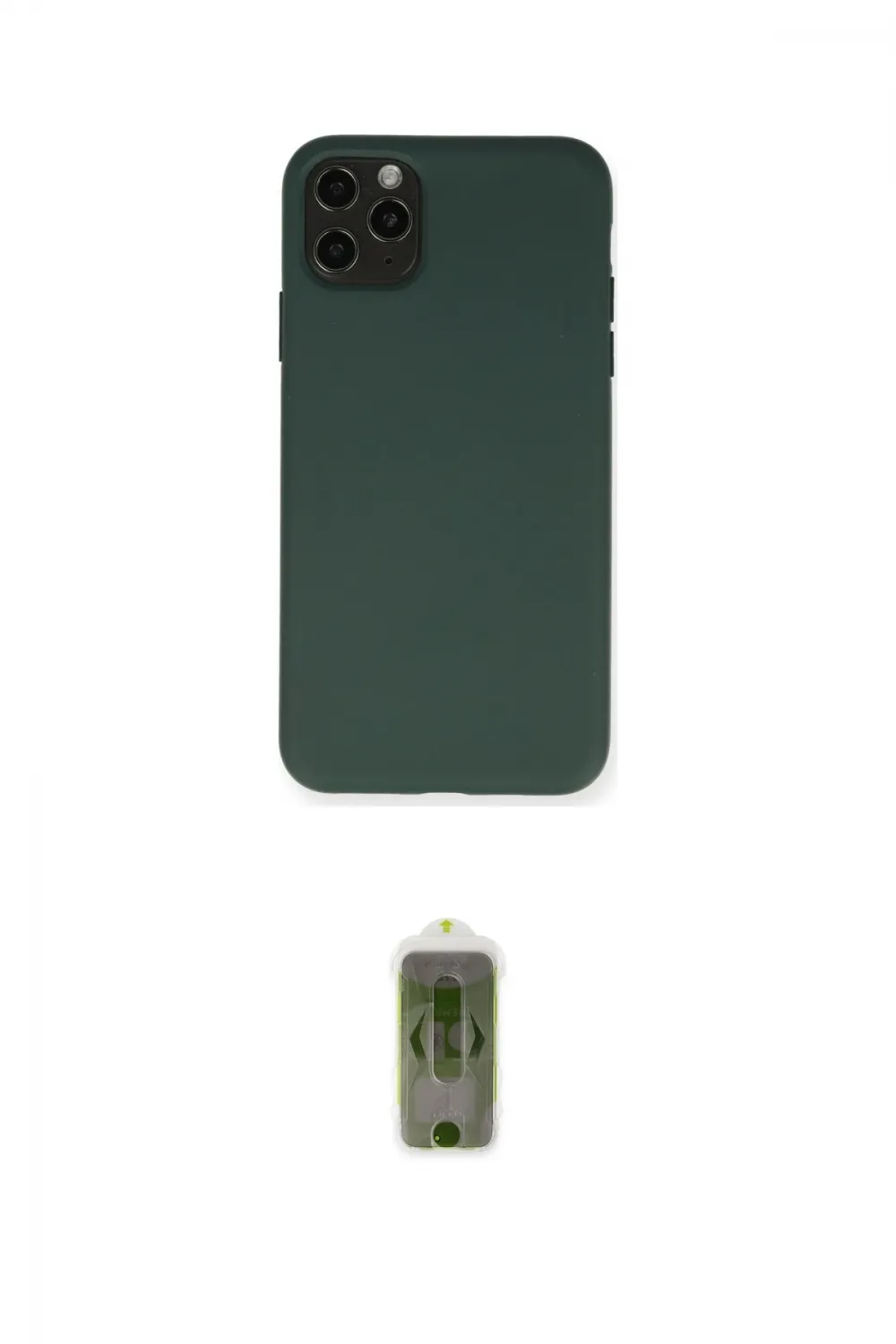 ieg™ iPhone 11 Pro Max Kılıf Ahenk Serisi - Siyah Joko Magic 5D Hayalet Cam