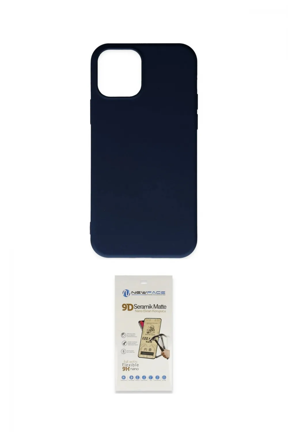 ieg™ iPhone 11 Pro Max Kılıf Ahenk Serisi - Siyah Mat Seramik Nano Ekran Koruyucu