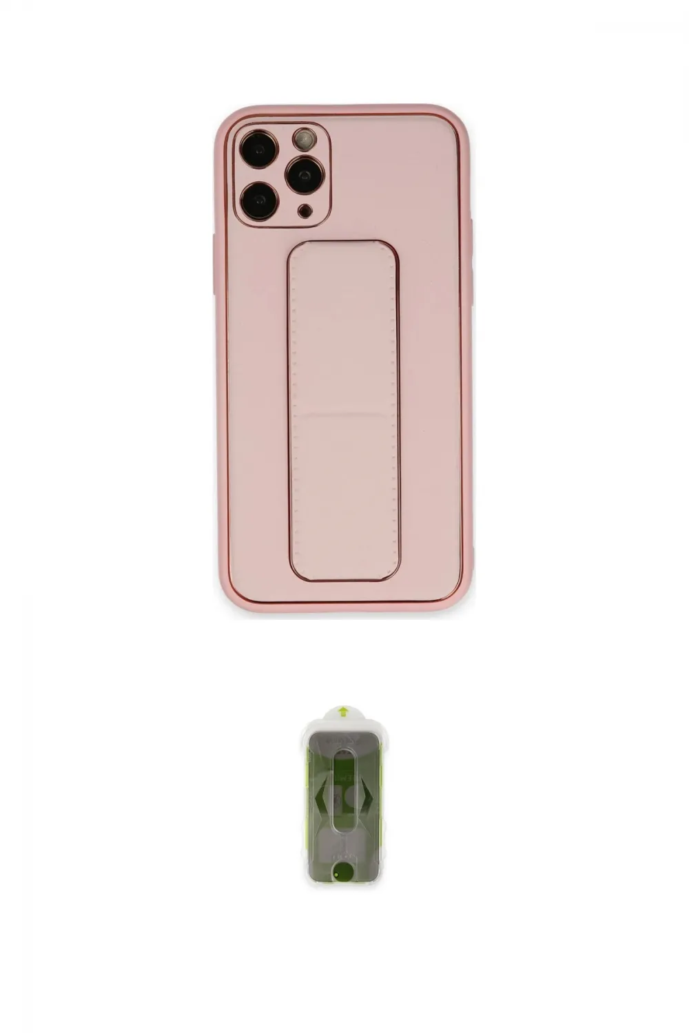 ieg™ iPhone 11 Pro Max Kılıf Akış Doku - Siyah Joko Magic 5D Hayalet Cam