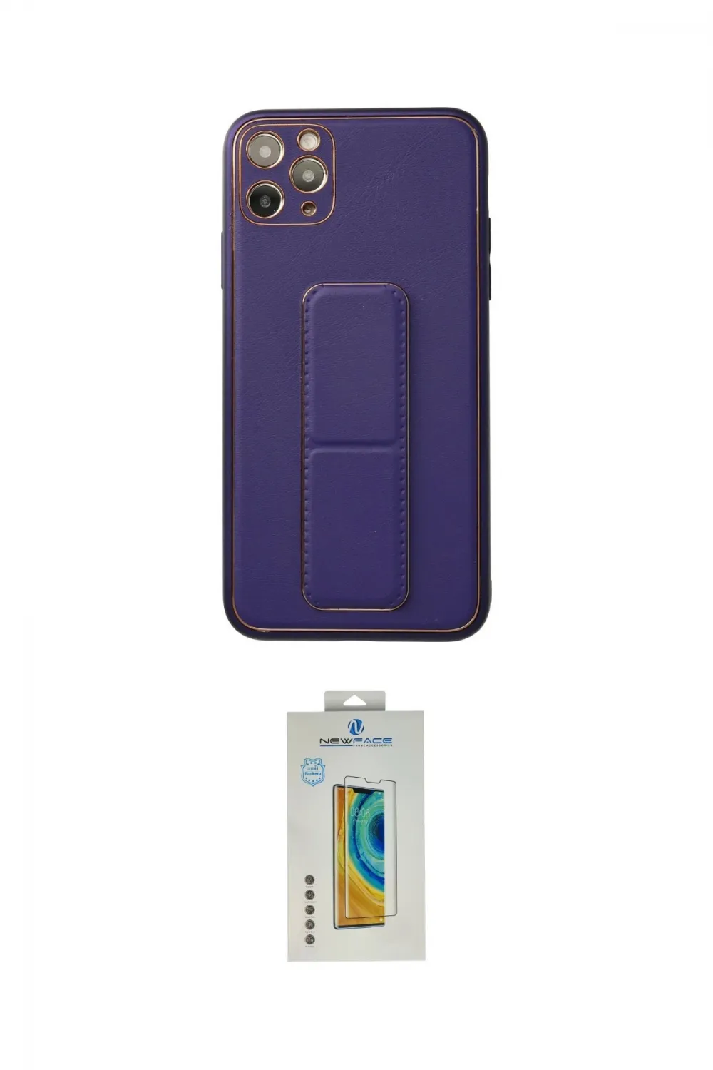 ieg™ iPhone 11 Pro Max Kılıf Akış Doku - Siyah Polymer Nano Ekran Koruyucu