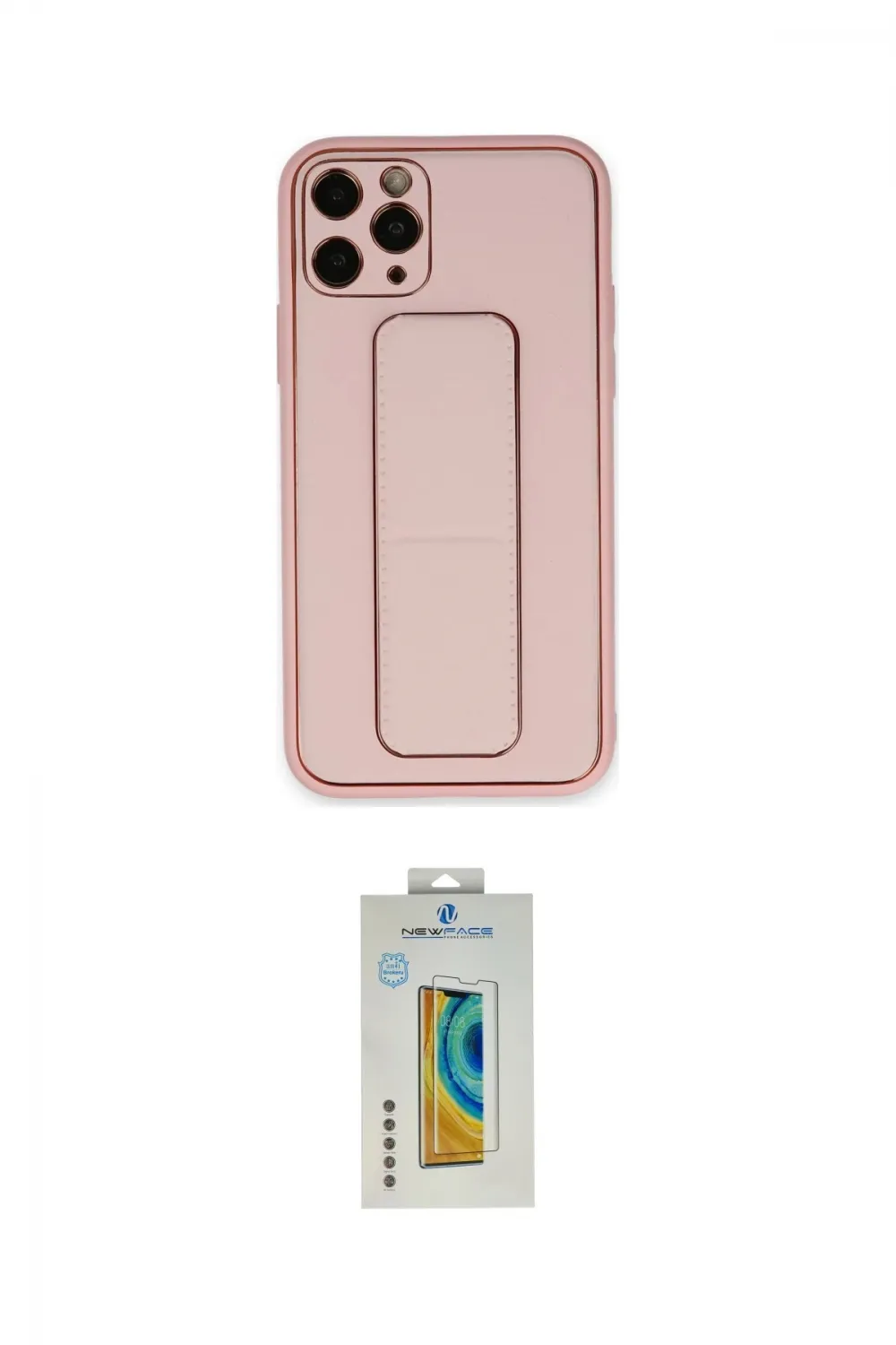 ieg™ iPhone 11 Pro Max Kılıf Akış Doku - Siyah Polymer Nano Ekran Koruyucu