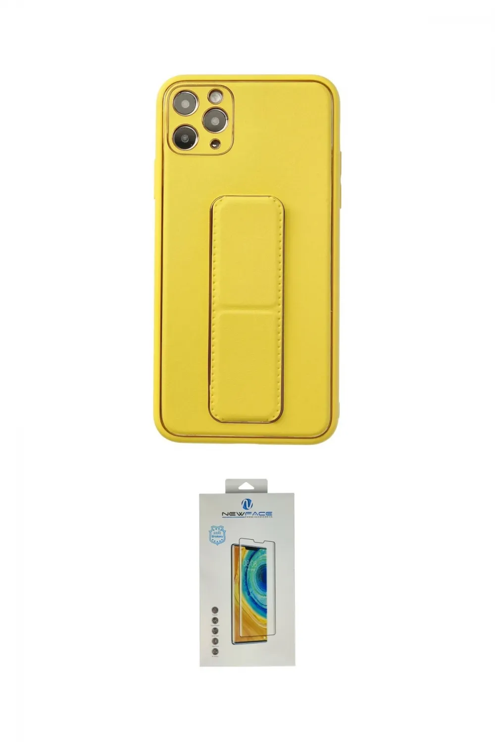 ieg™ iPhone 11 Pro Max Kılıf Akış Doku - Siyah Polymer Nano Ekran Koruyucu