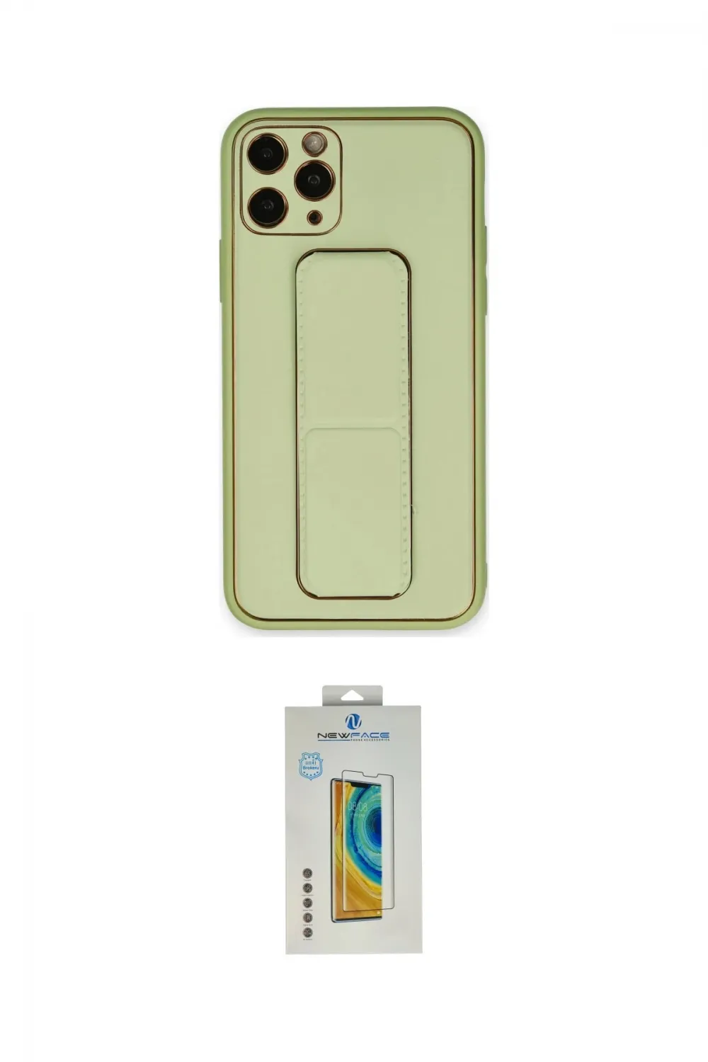 ieg™ iPhone 11 Pro Max Kılıf Akış Doku - Siyah Polymer Nano Ekran Koruyucu