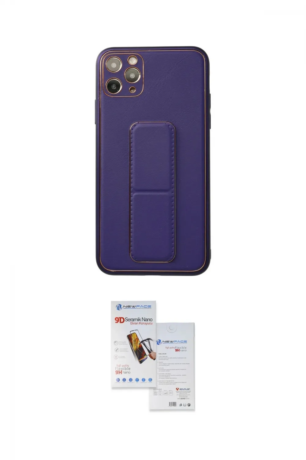 ieg™ iPhone 11 Pro Max Kılıf Akış Doku - Siyah Seramik Nano Ekran Koruyucu
