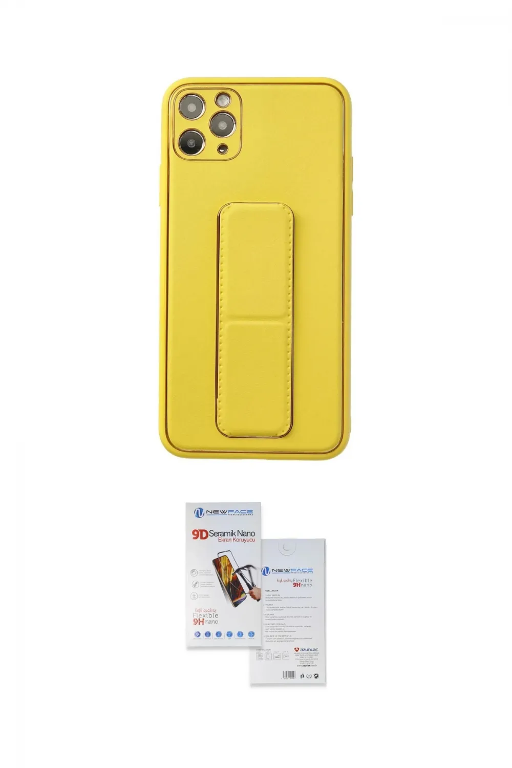 ieg™ iPhone 11 Pro Max Kılıf Akış Doku - Siyah Seramik Nano Ekran Koruyucu