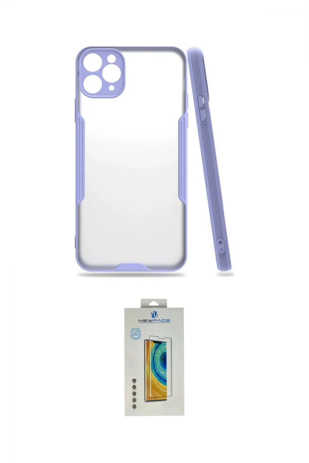 ieg™ iPhone 11 Pro Max Kılıf Atlas Asil Serisi - Siyah Polymer Nano Ekran Koruyucu