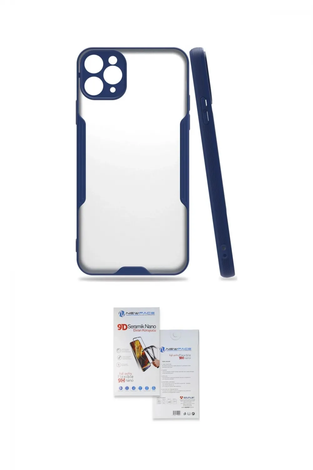 ieg™ iPhone 11 Pro Max Kılıf Atlas Asil Serisi - Siyah Seramik Nano Ekran Koruyucu