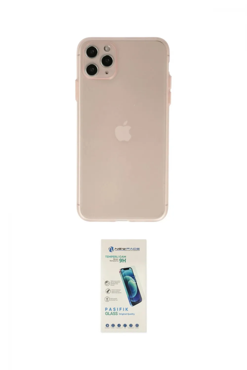 ieg™ iPhone 11 Pro Max Kılıf Atlas Minimal Prime - Şeffaf Pasifik Cam Ekran Koruyucu