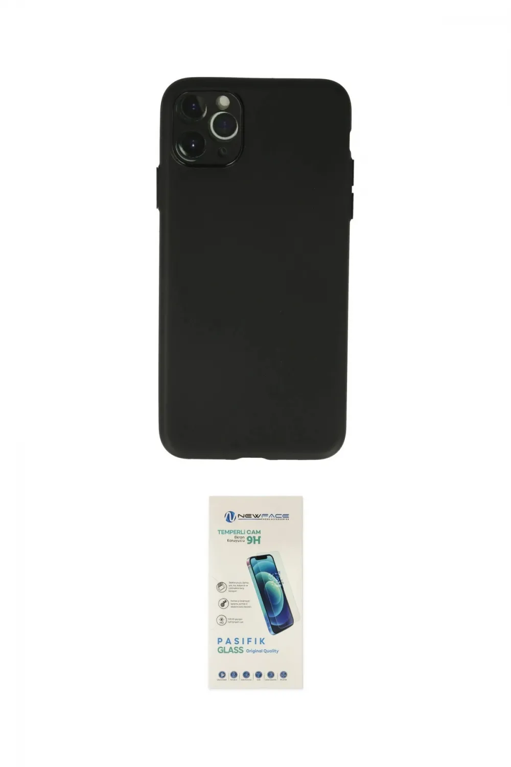 ieg™ iPhone 11 Pro Max Kılıf Atlas Minimal Prime - Şeffaf Pasifik Cam Ekran Koruyucu