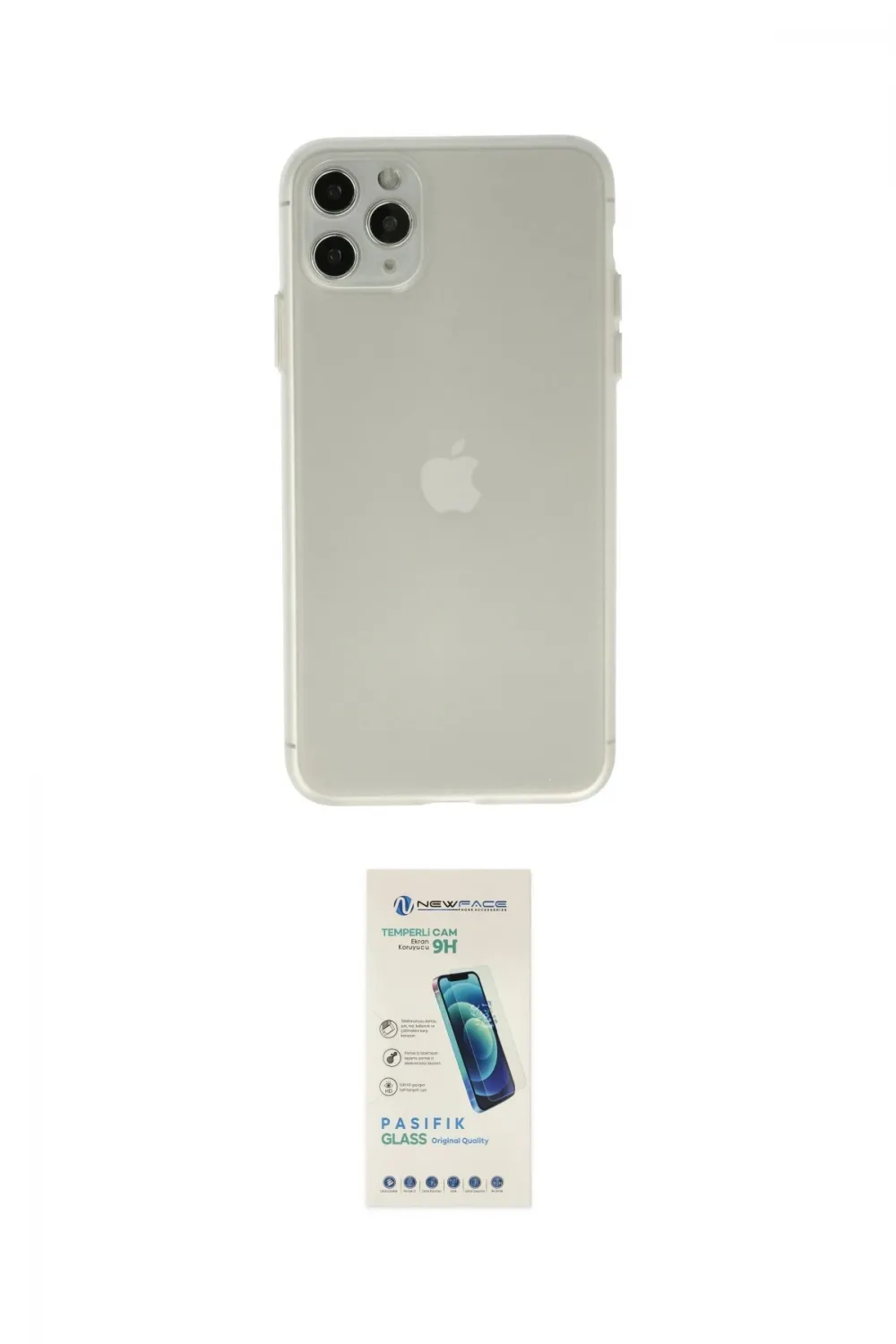 ieg™ iPhone 11 Pro Max Kılıf Atlas Minimal Prime - Şeffaf Pasifik Cam Ekran Koruyucu