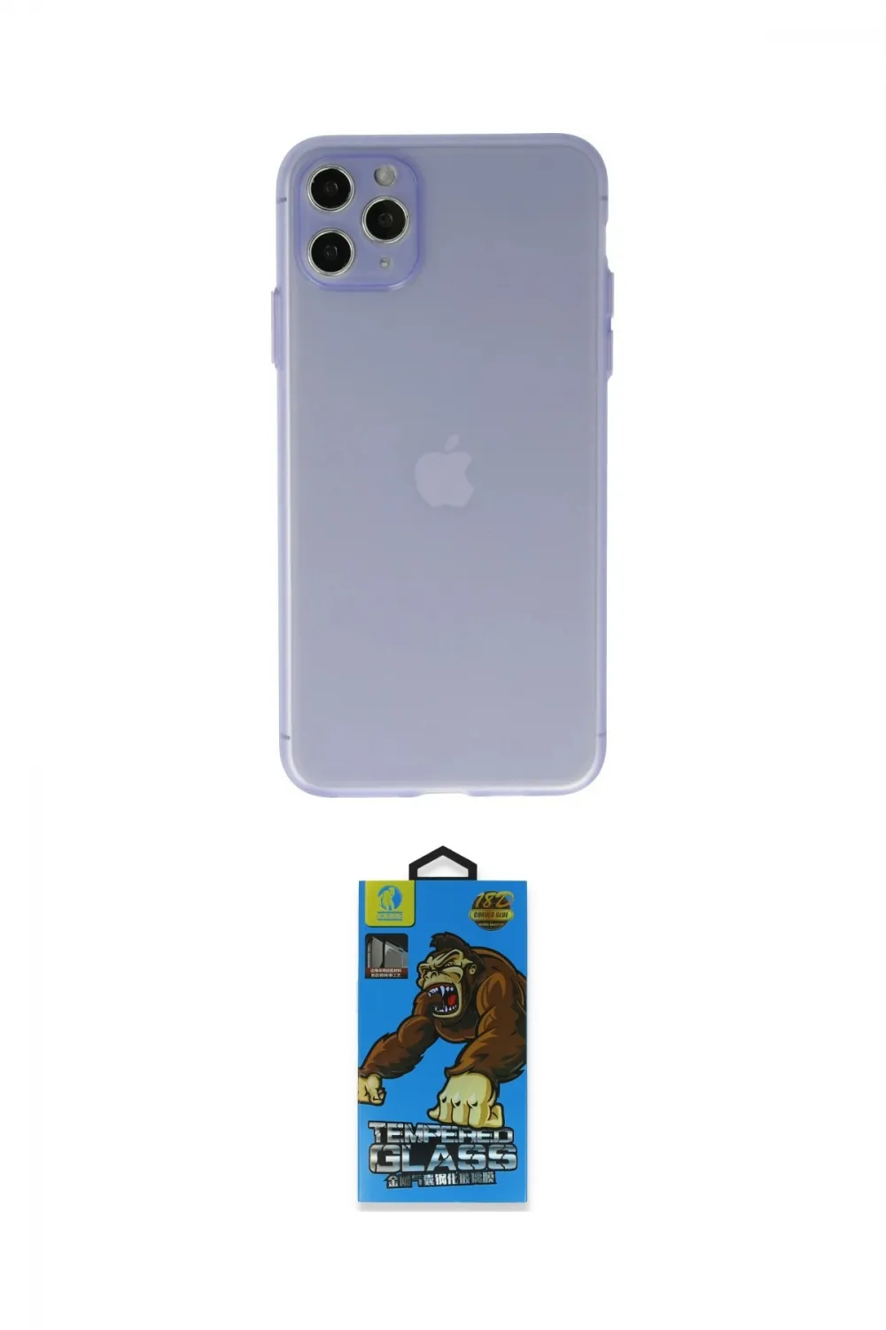 ieg™ iPhone 11 Pro Max Kılıf Atlas Minimal Prime - Siyah 18D Cam Ekran Koruyucu