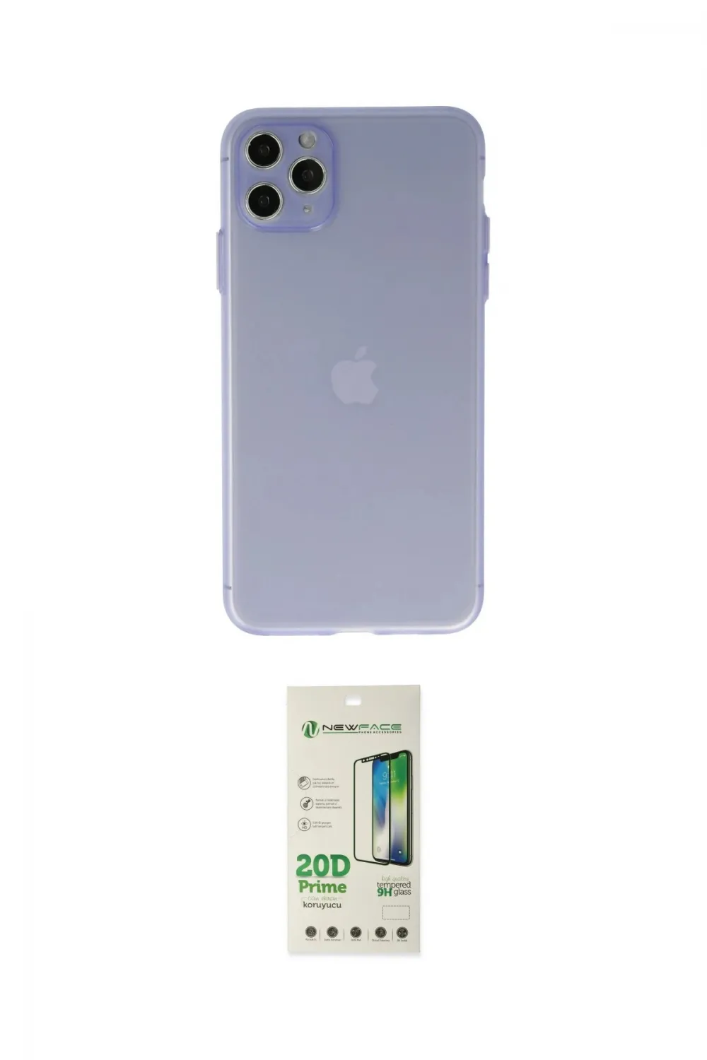 ieg™ iPhone 11 Pro Max Kılıf Atlas Minimal Prime - Siyah 20D Premium Cam Ekran Koruyucu