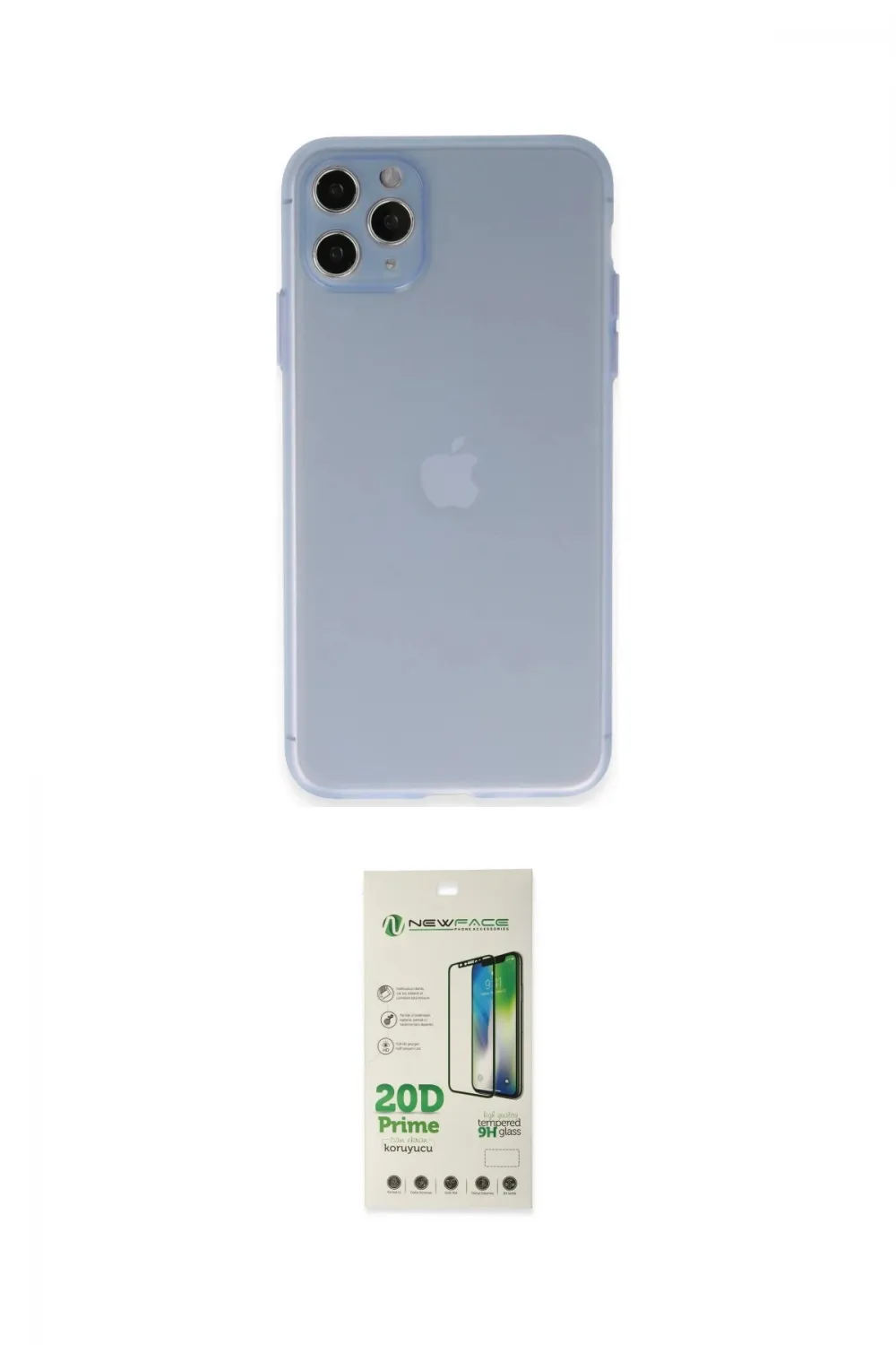 ieg™ iPhone 11 Pro Max Kılıf Atlas Minimal Prime - Siyah 20D Premium Cam Ekran Koruyucu