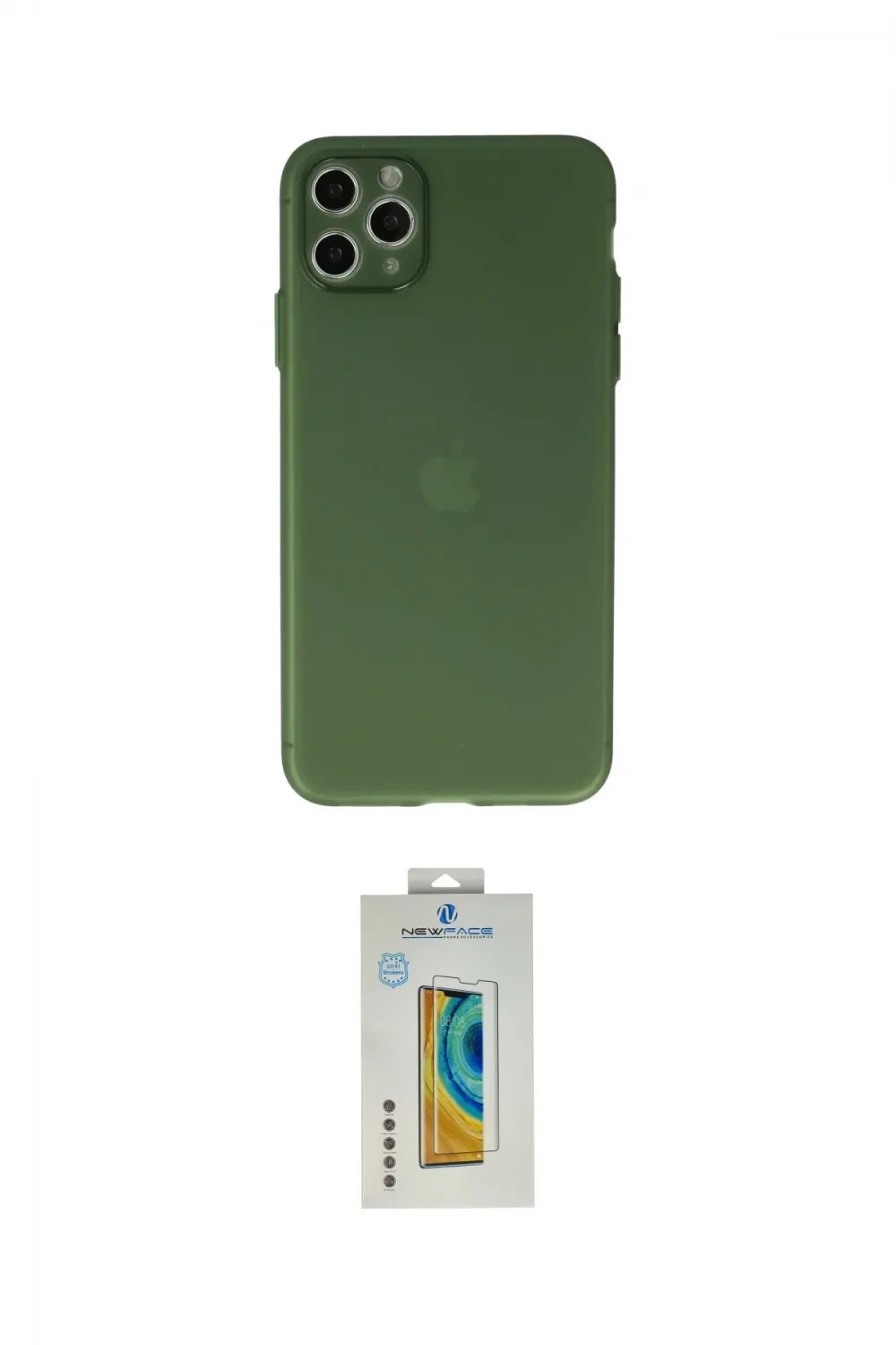 ieg™ iPhone 11 Pro Max Kılıf Atlas Minimal Prime - Siyah Polymer Nano Ekran Koruyucu