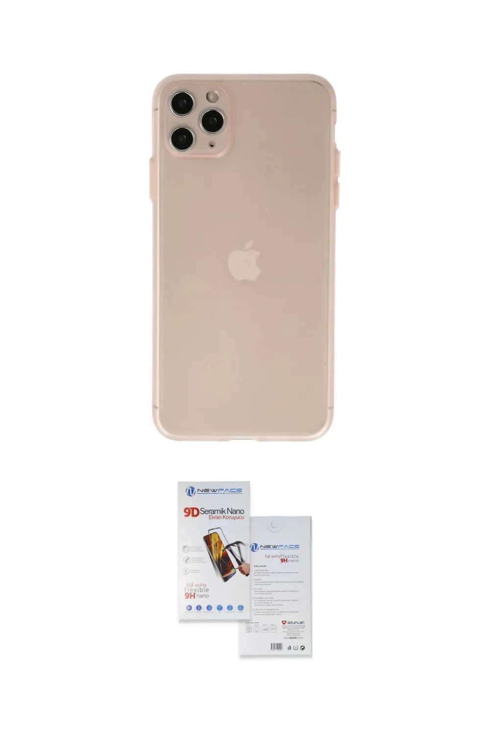 ieg™ iPhone 11 Pro Max Kılıf Atlas Minimal Prime - Siyah Seramik Nano Ekran Koruyucu