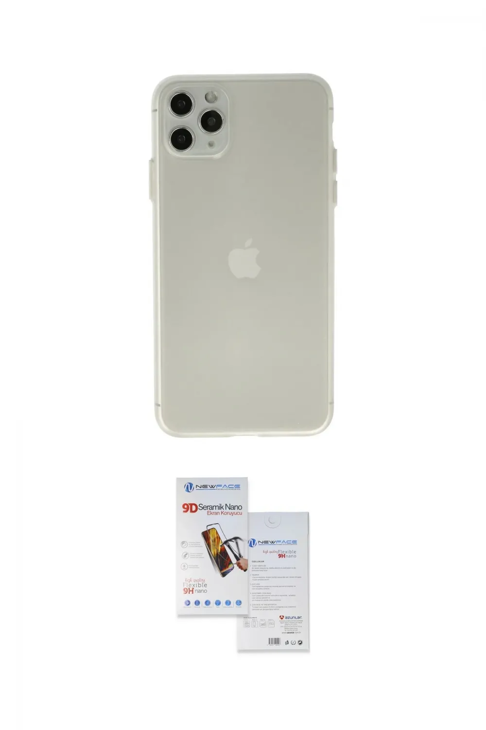 ieg™ iPhone 11 Pro Max Kılıf Atlas Minimal Prime - Siyah Seramik Nano Ekran Koruyucu