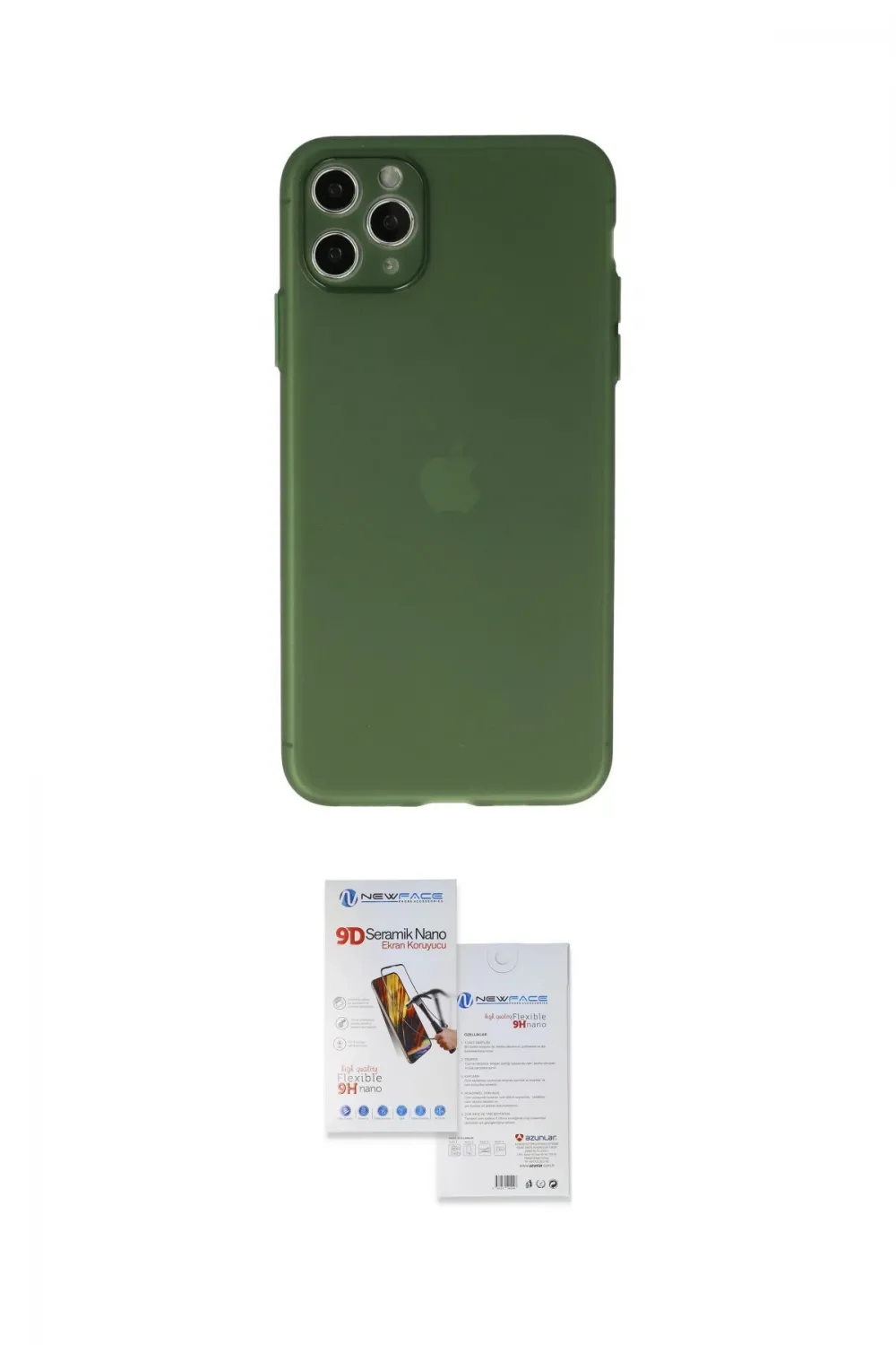 ieg™ iPhone 11 Pro Max Kılıf Atlas Minimal Prime - Siyah Seramik Nano Ekran Koruyucu