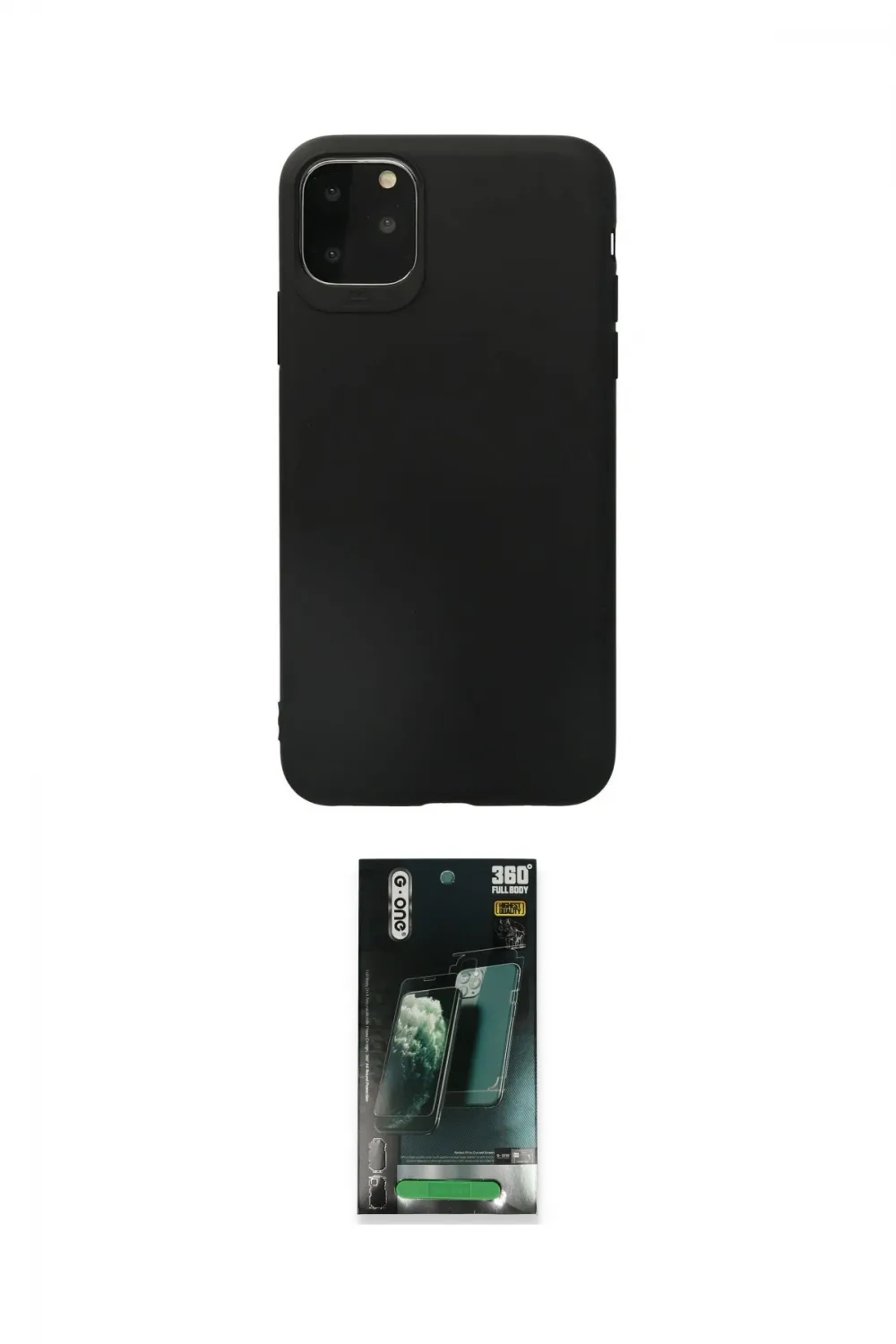 ieg™ iPhone 11 Pro Max Kılıf Kozmos Yansıma Özel Seri - Şeffaf 360 Full Body Arka Koruyucu