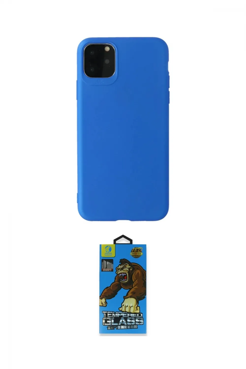 ieg™ iPhone 11 Pro Max Kılıf Kozmos Yansıma Özel Seri - Siyah 18D Cam Ekran Koruyucu