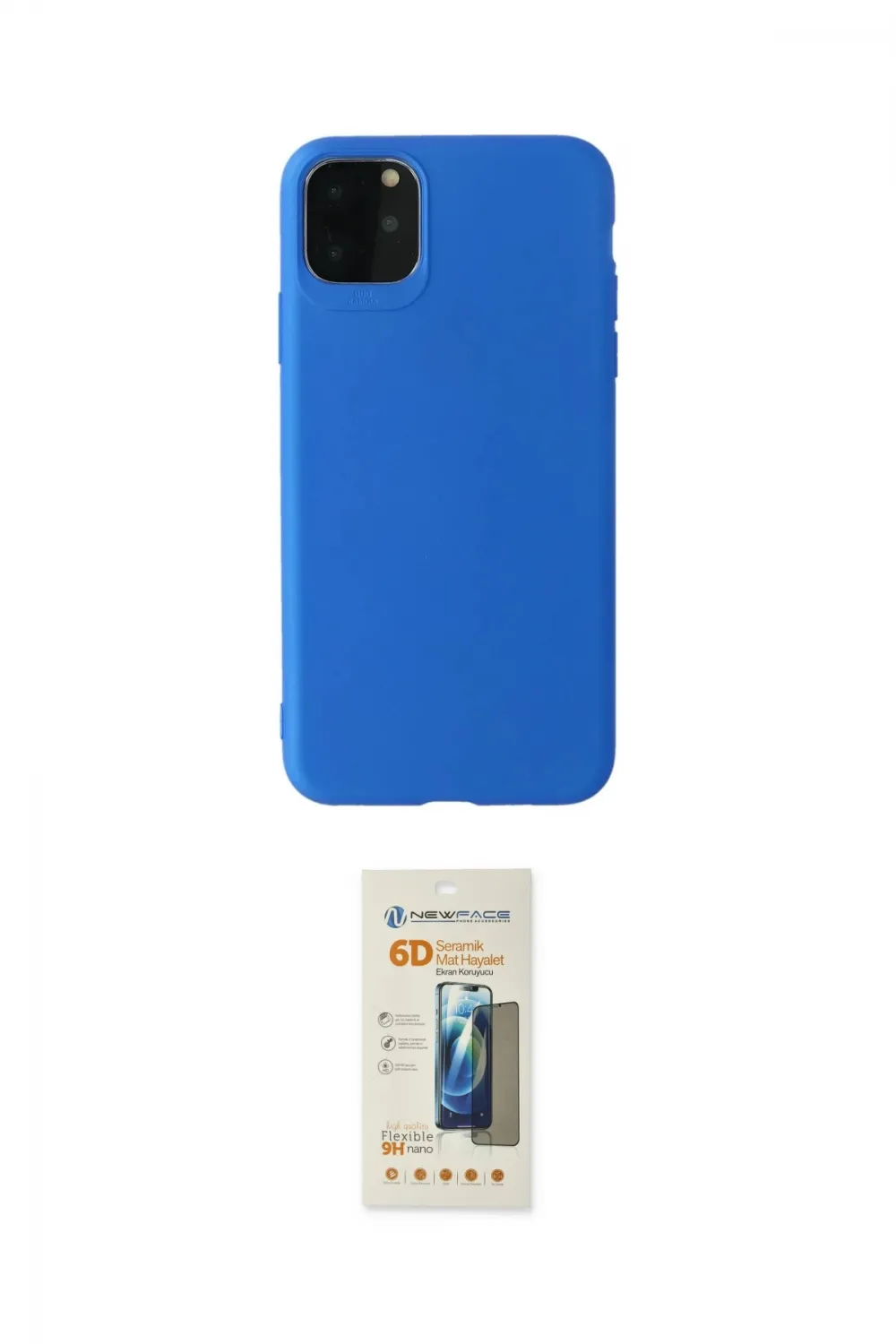 ieg™ iPhone 11 Pro Max Kılıf Kozmos Yansıma Özel Seri - Siyah 6D Mat Seramik Hayalet Nano Ekran Koruyucu