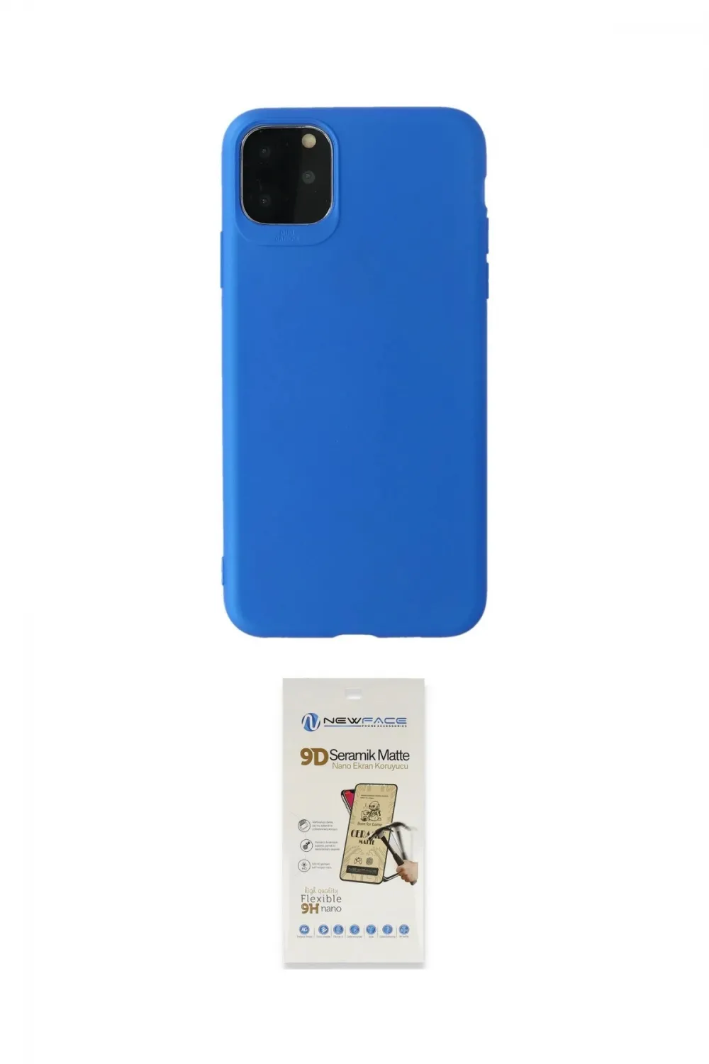 ieg™ iPhone 11 Pro Max Kılıf Kozmos Yansıma Özel Seri - Siyah Mat Seramik Nano Ekran Koruyucu