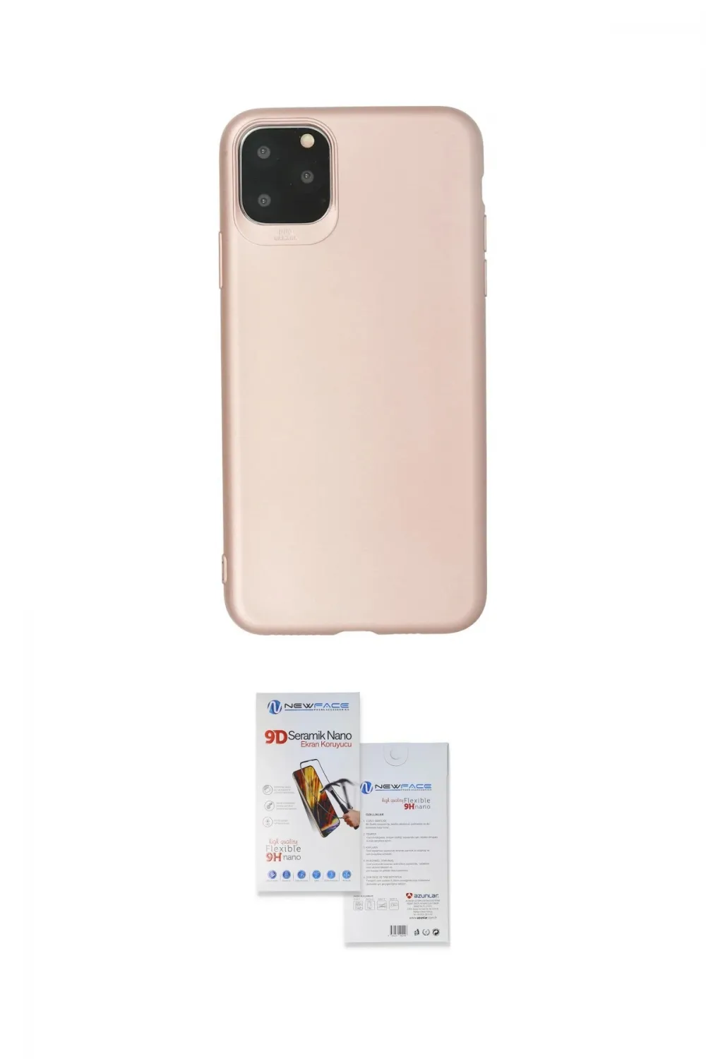 ieg™ iPhone 11 Pro Max Kılıf Kozmos Yansıma Özel Seri - Siyah Seramik Nano Ekran Koruyucu