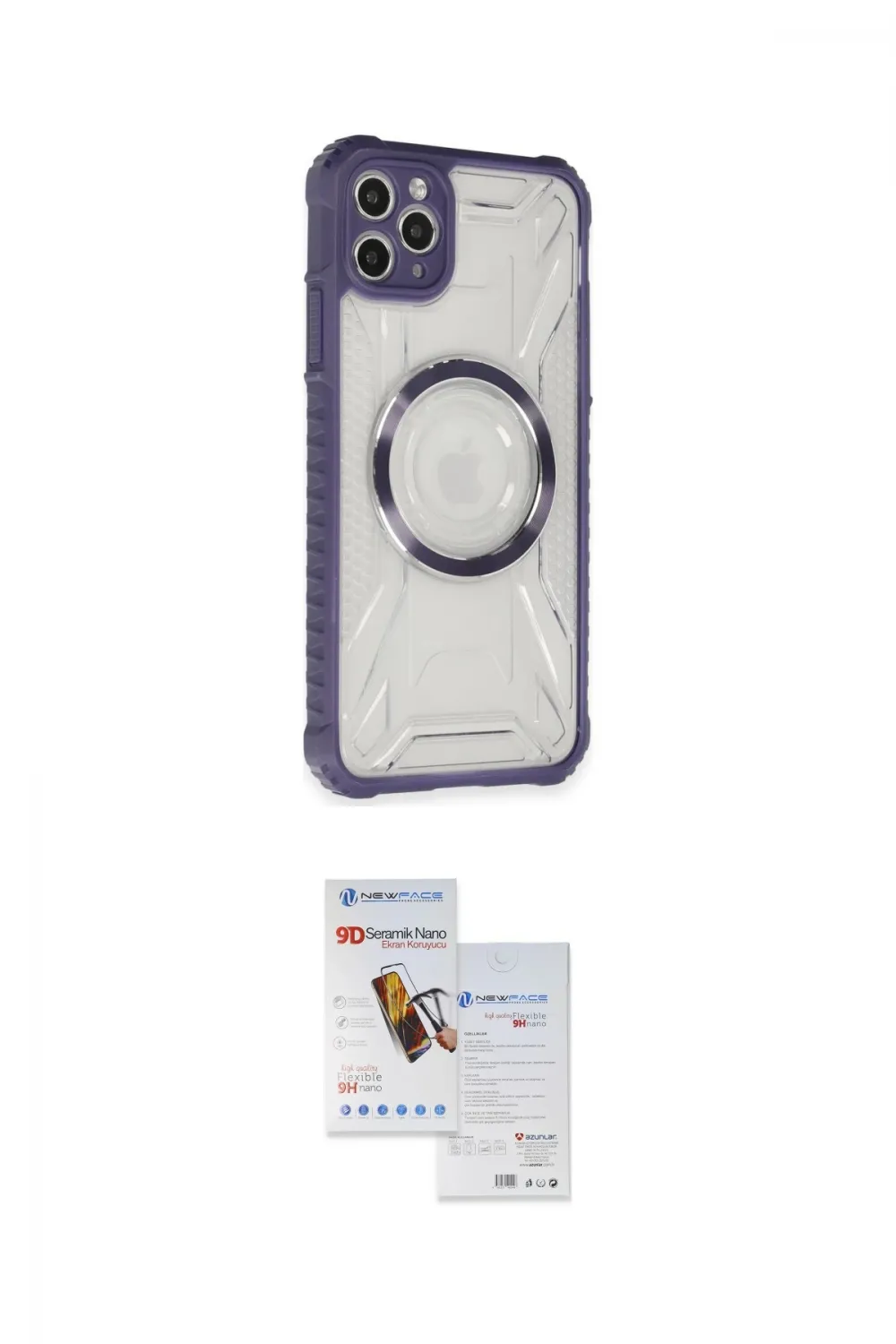 ieg™ iPhone 11 Pro Max Kılıf Kutup Modern - Siyah Seramik Nano Ekran Koruyucu
