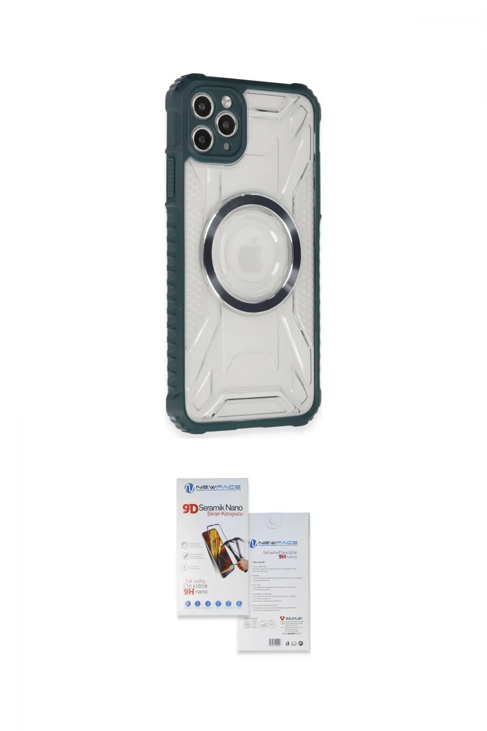 ieg™ iPhone 11 Pro Max Kılıf Kutup Modern - Siyah Seramik Nano Ekran Koruyucu