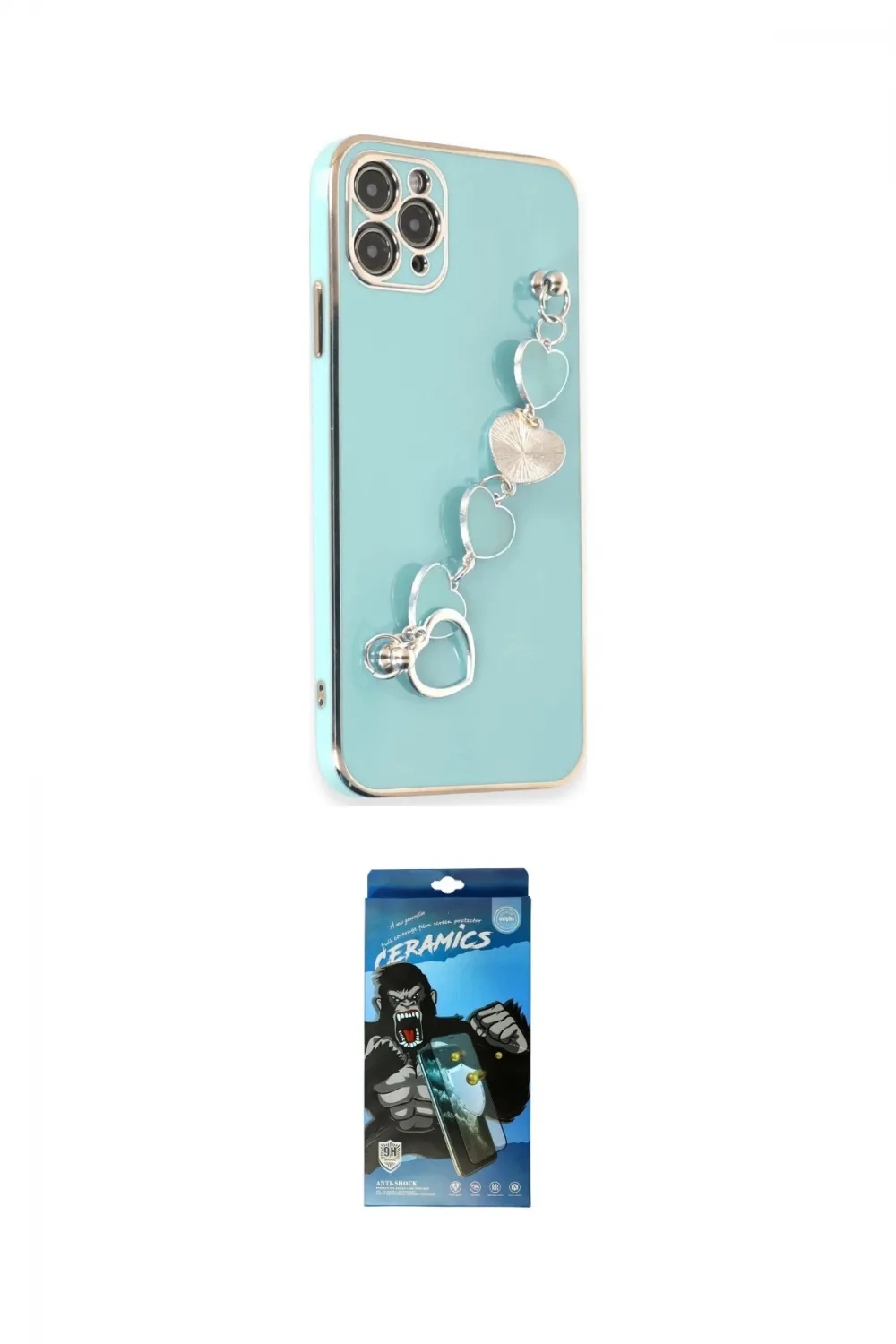 ieg™ iPhone 11 Pro Max Kılıf Nova Işık Prime - Siyah 34D Izgaralı Cam