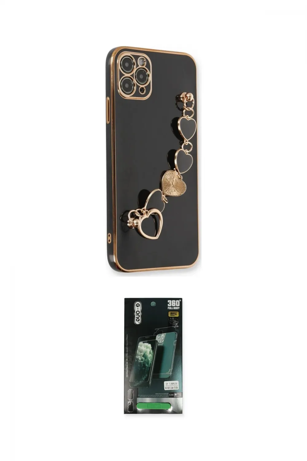 ieg™ iPhone 11 Pro Max Kılıf Nova Işık Prime - Siyah 360 Mat Full Body Arka Koruyucu
