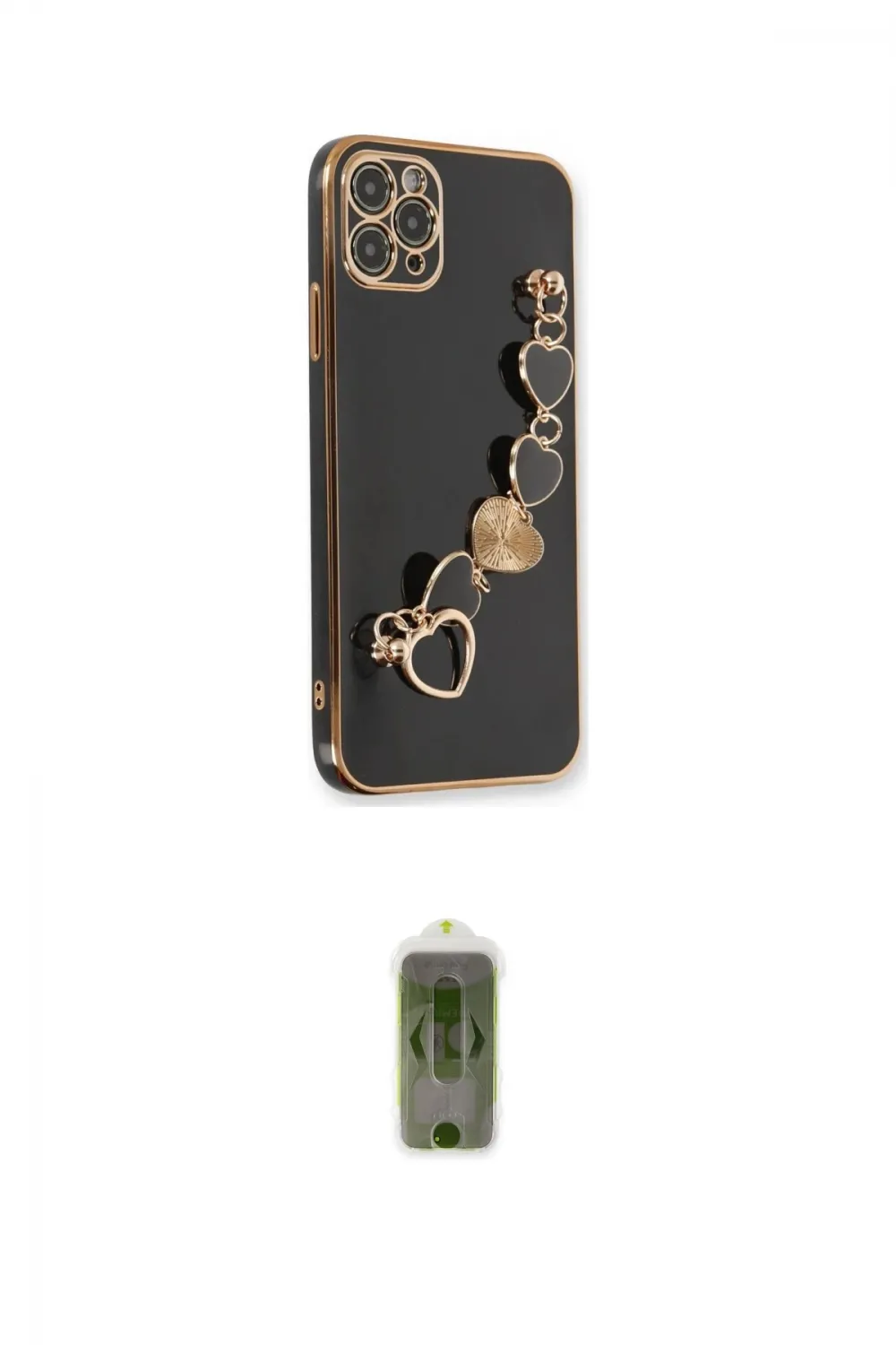 ieg™ iPhone 11 Pro Max Kılıf Nova Işık Prime - Siyah Joko Magic 5D Hayalet Cam