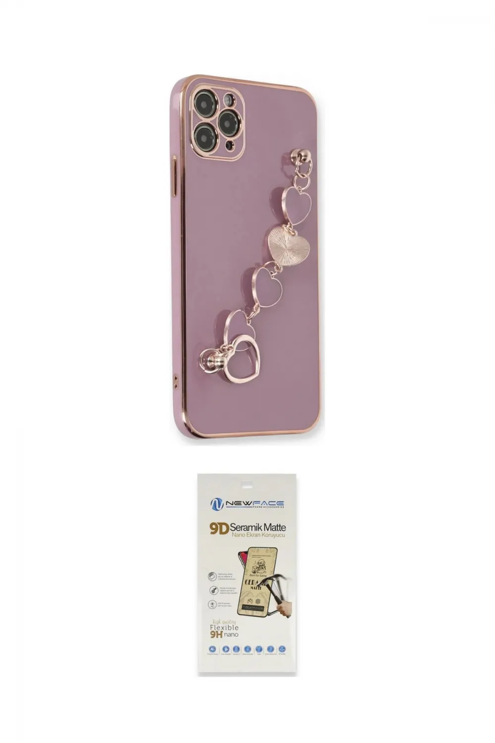 ieg™ iPhone 11 Pro Max Kılıf Nova Işık Prime - Siyah Mat Seramik Nano Ekran Koruyucu