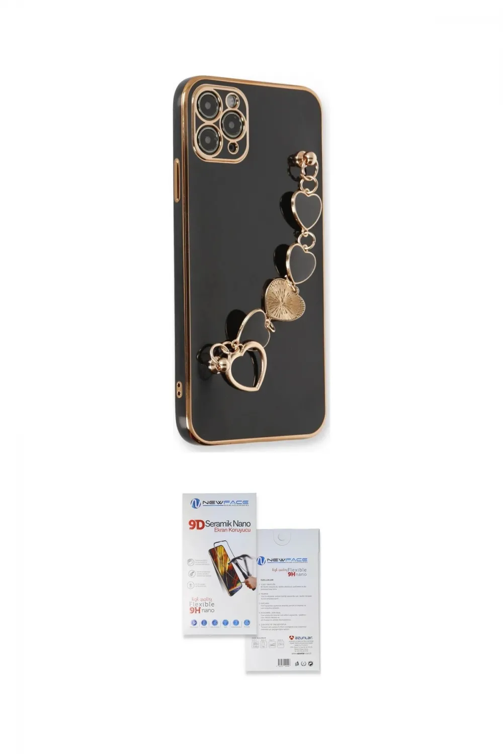 ieg™ iPhone 11 Pro Max Kılıf Nova Işık Prime - Siyah Seramik Nano Ekran Koruyucu