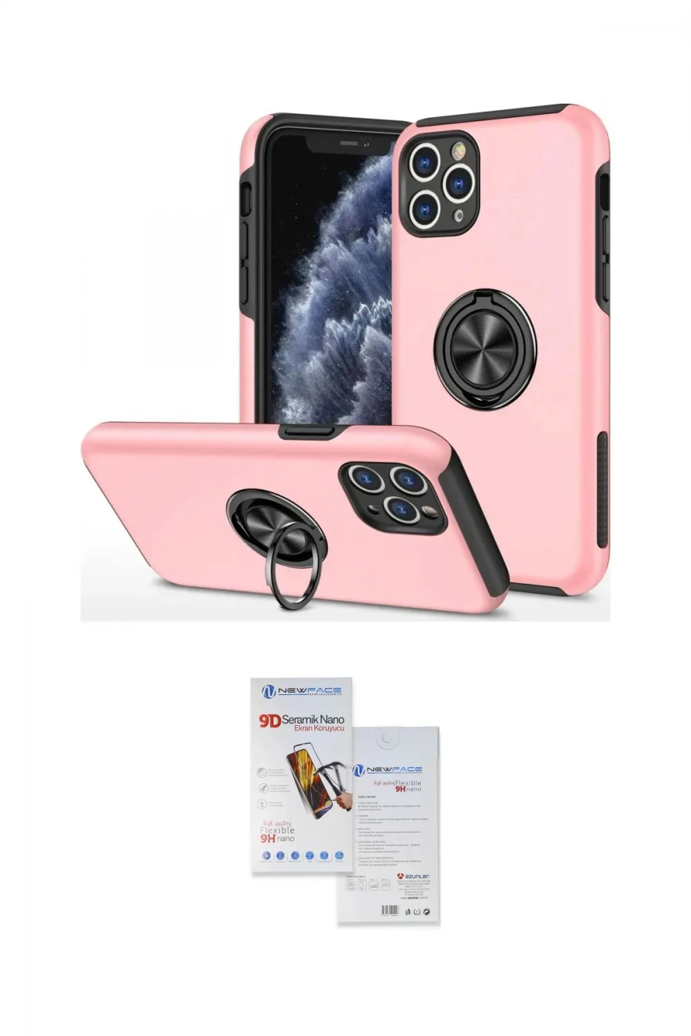 ieg™ iPhone 11 Pro Max Kılıf Odak Form Prime - Siyah Seramik Nano Ekran Koruyucu