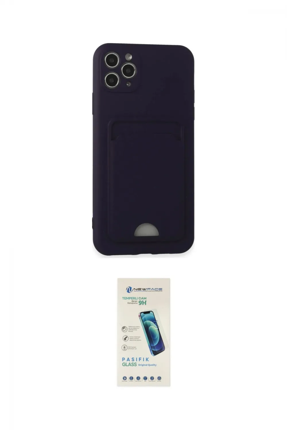 ieg™ iPhone 11 Pro Max Kılıf Vadi Çizgi Prime - Şeffaf Pasifik Cam Ekran Koruyucu