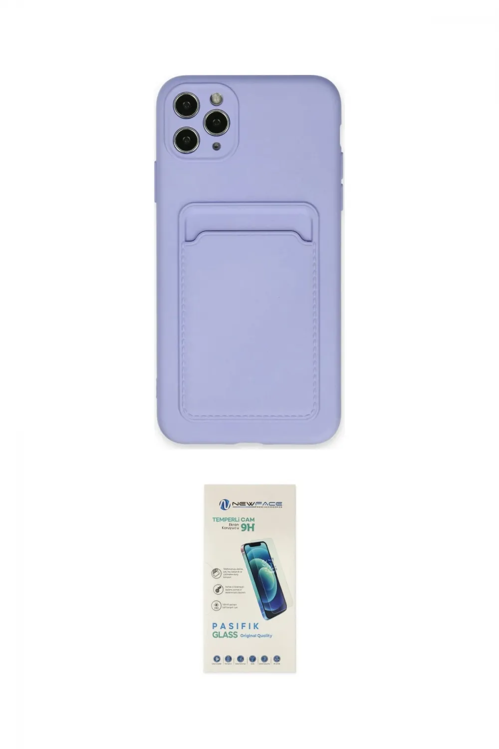 ieg™ iPhone 11 Pro Max Kılıf Vadi Çizgi Prime - Şeffaf Pasifik Cam Ekran Koruyucu