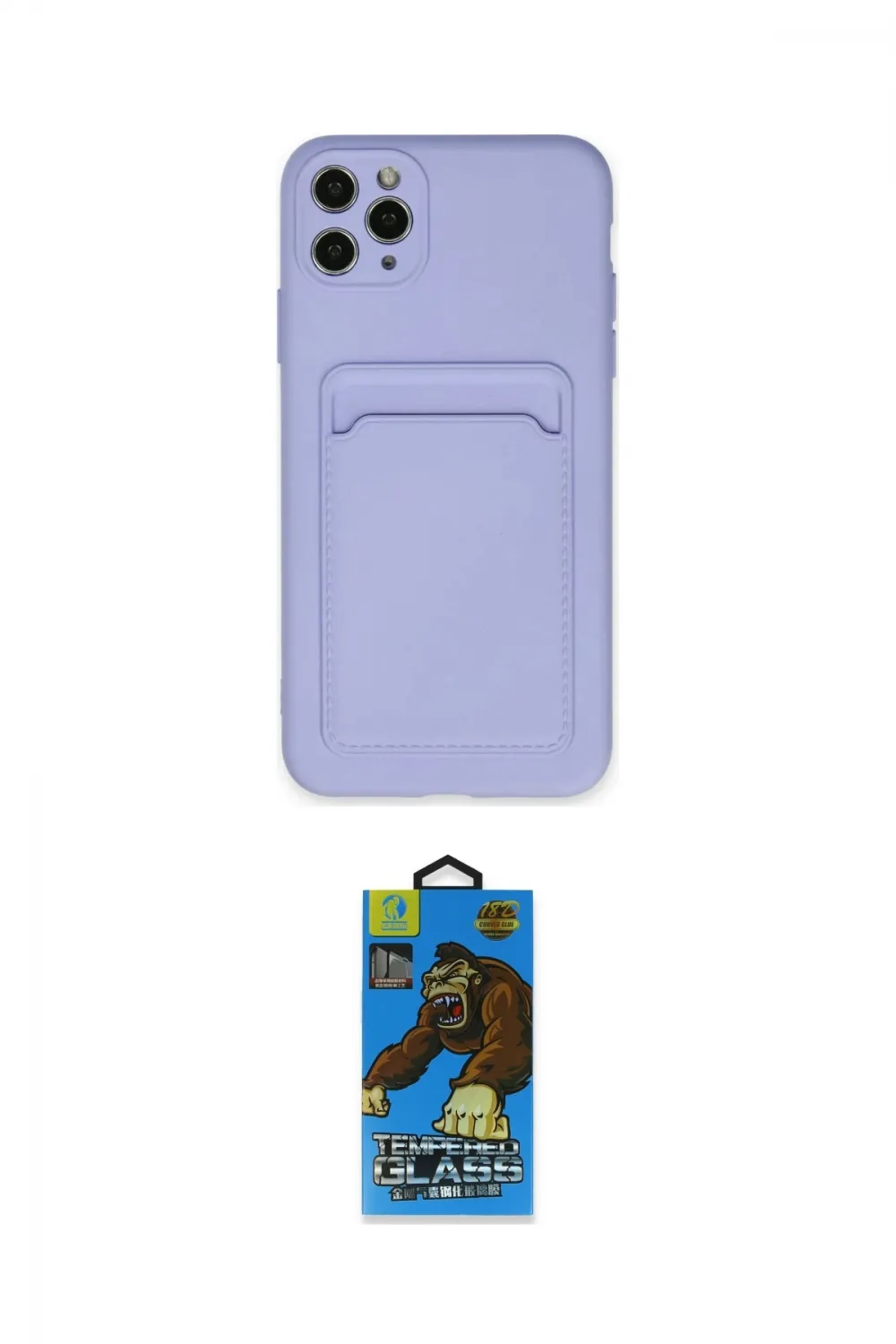 ieg™ iPhone 11 Pro Max Kılıf Vadi Çizgi Prime - Siyah 18D Cam Ekran Koruyucu