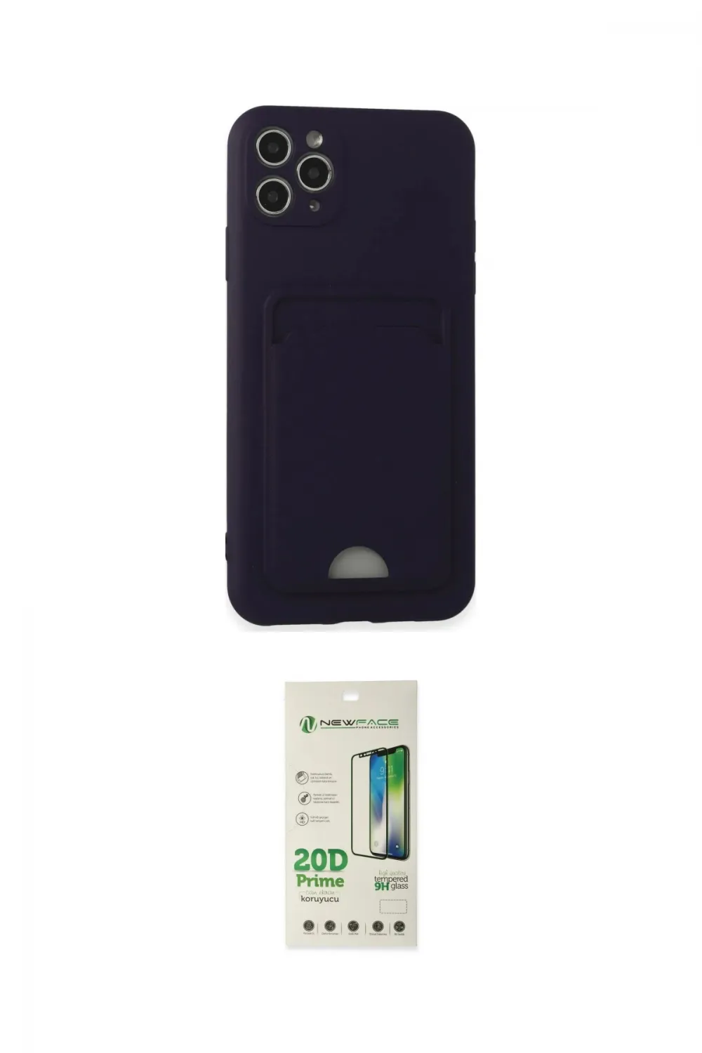 ieg™ iPhone 11 Pro Max Kılıf Vadi Çizgi Prime - Siyah 20D Premium Cam Ekran Koruyucu