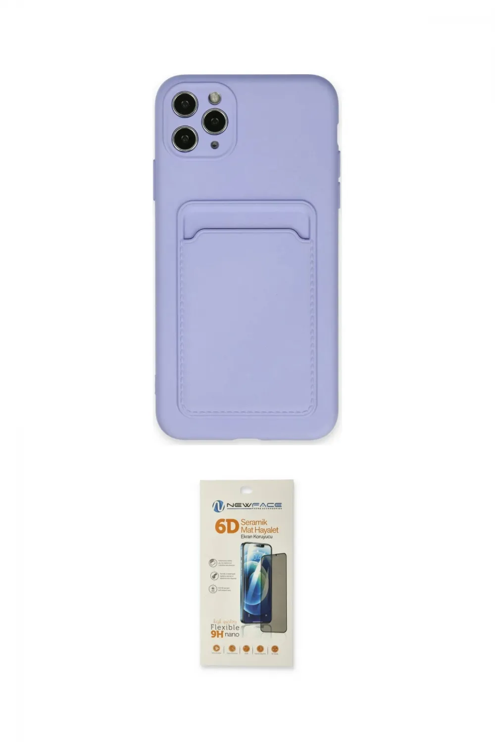 ieg™ iPhone 11 Pro Max Kılıf Vadi Çizgi Prime - Siyah 6D Mat Seramik Hayalet Nano Ekran Koruyucu