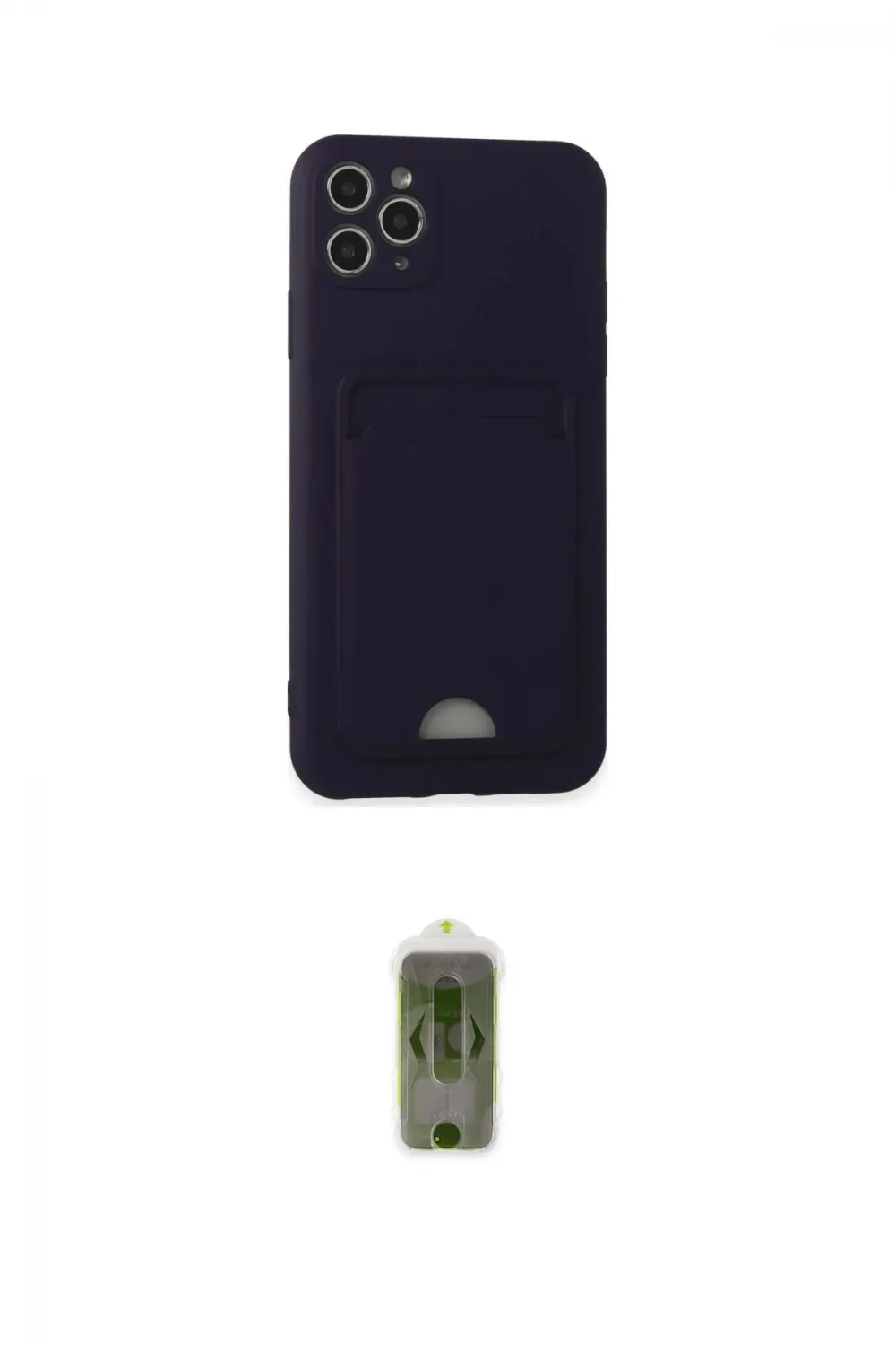 ieg™ iPhone 11 Pro Max Kılıf Vadi Çizgi Prime - Siyah Joko Magic 5D Hayalet Cam