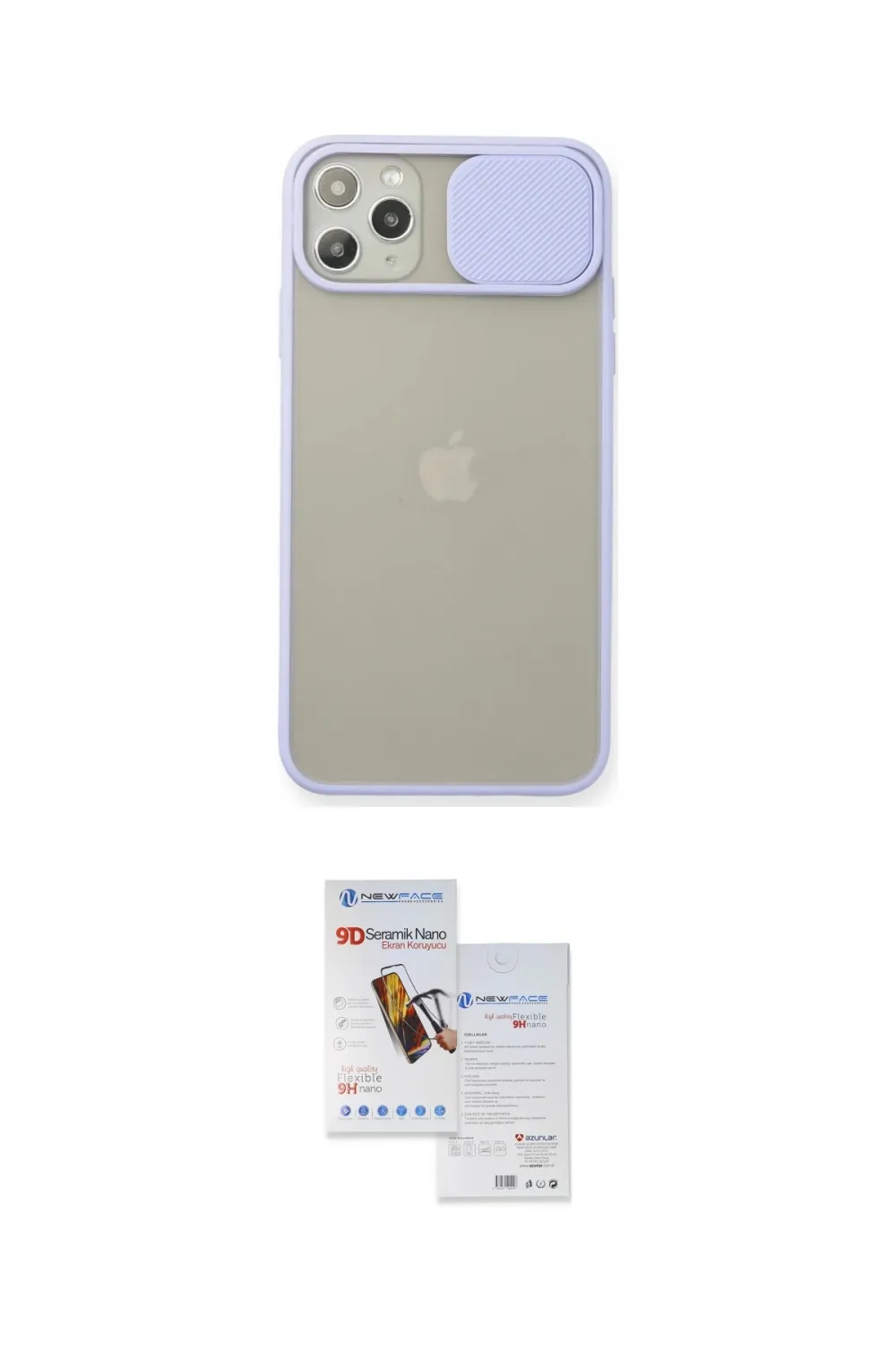 ieg™ iPhone 11 Pro Max Kılıf Vadi Çizgi - Siyah Seramik Nano Ekran Koruyucu