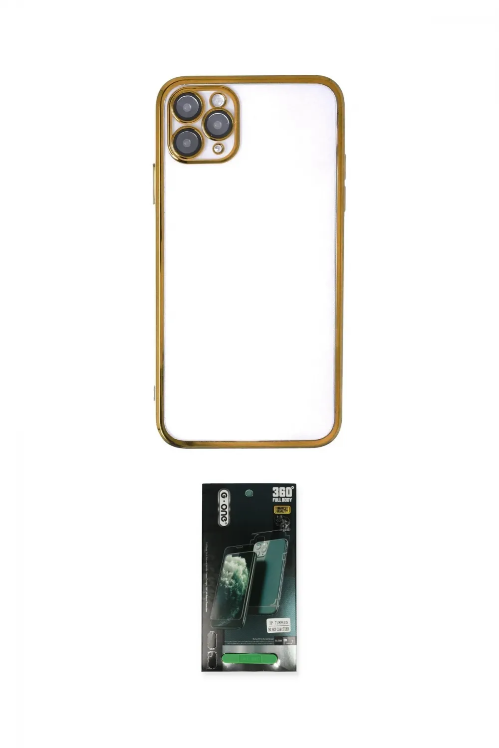 ieg™ iPhone 11 Pro Max Kılıf Vadi Minimal - Siyah 360 Mat Full Body Arka Koruyucu